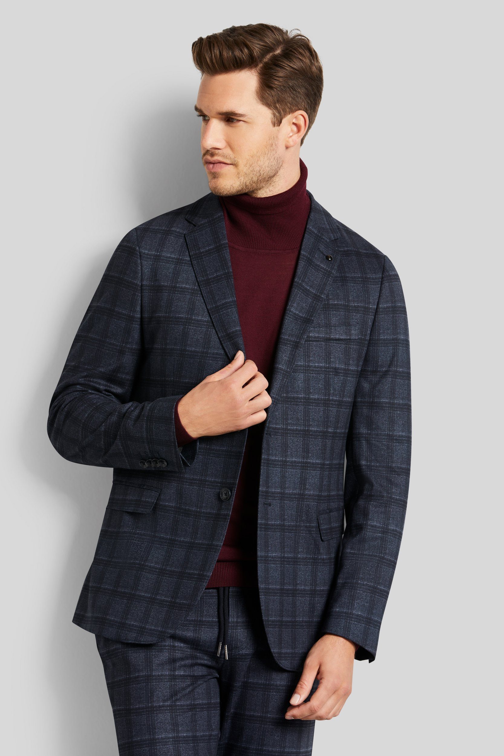 Bugatti Colbert met high-stretch functie heren colberts & blazers maat 54 blauw