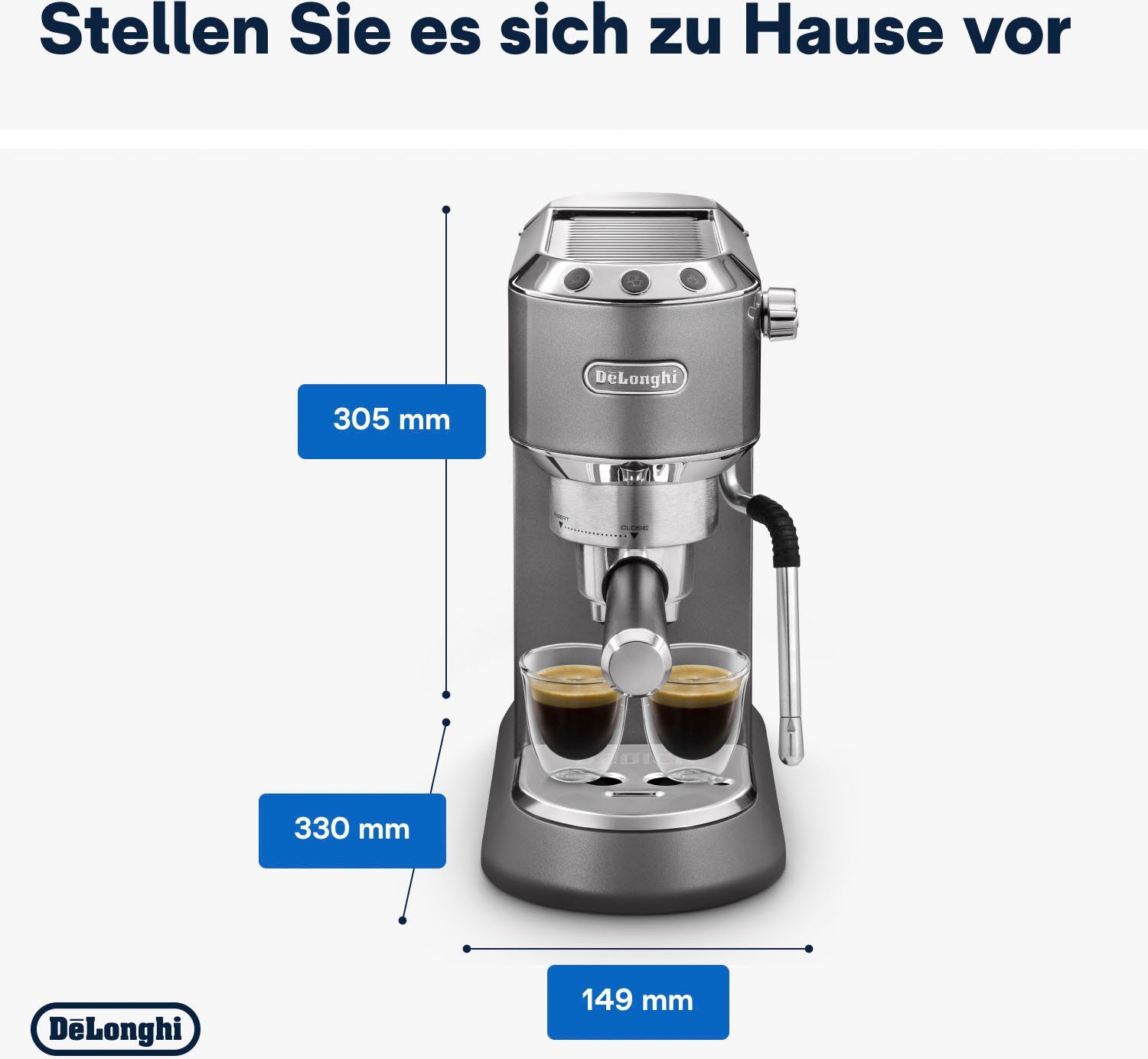 De'Longhi Espressomachine Dedica Arte EC885.BG