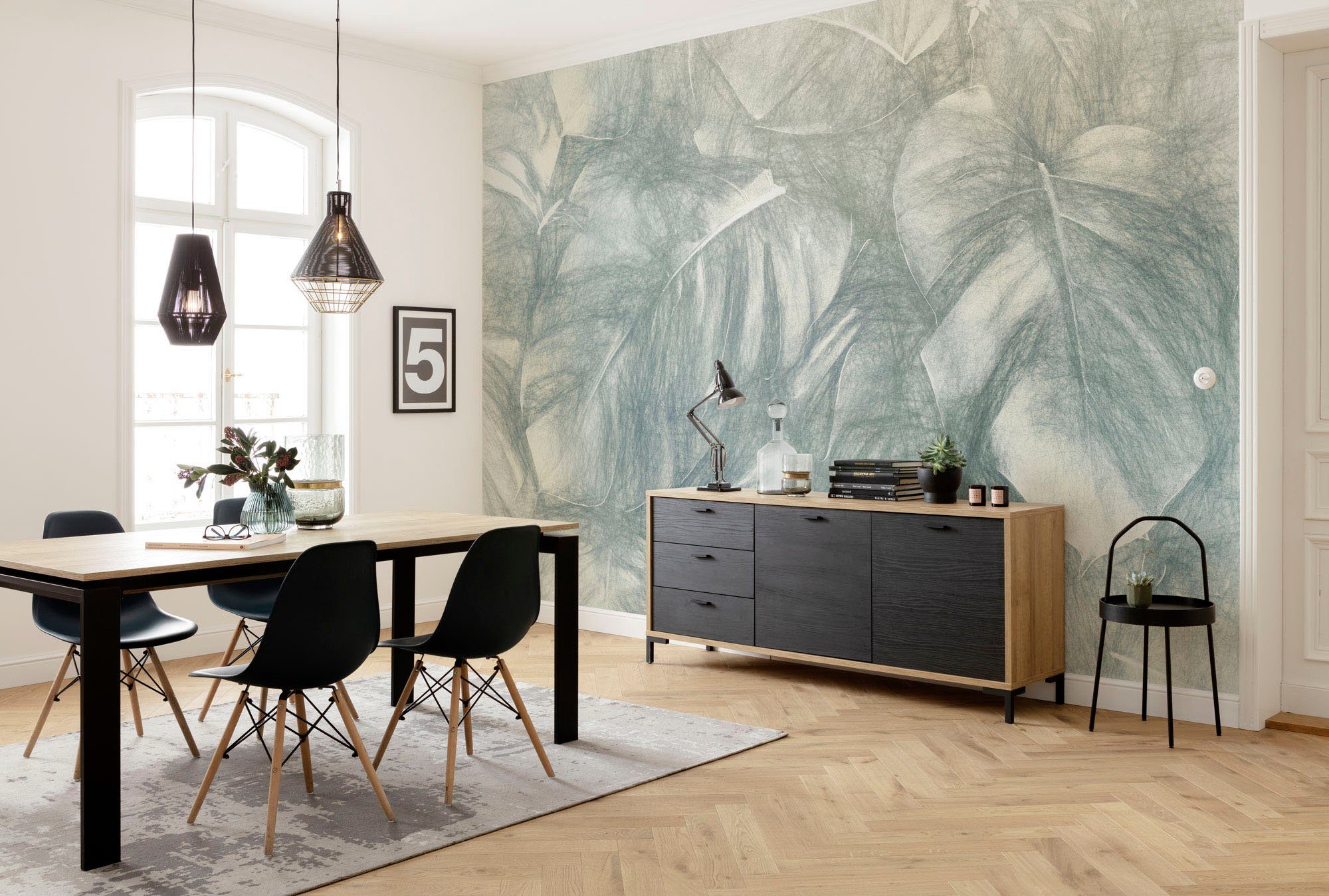 Komar Vliesbehang Digitale print vlies - Beyond Botanic - Afmeting 400 x 250 cm (1 stuk)