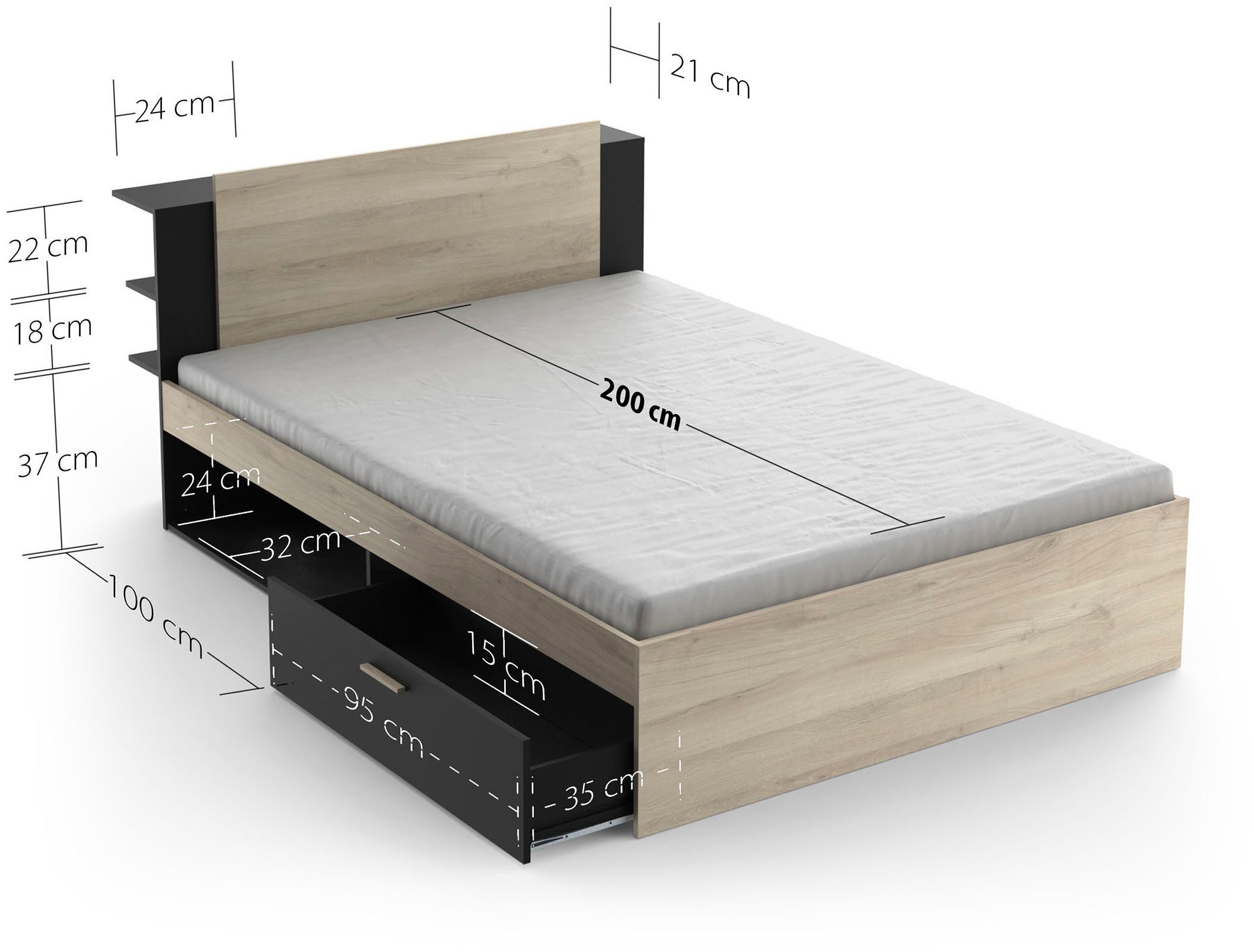 Demeyere GROUP Bedframe LIFE Tijdloze stijl, gemakkelijk te combineren
