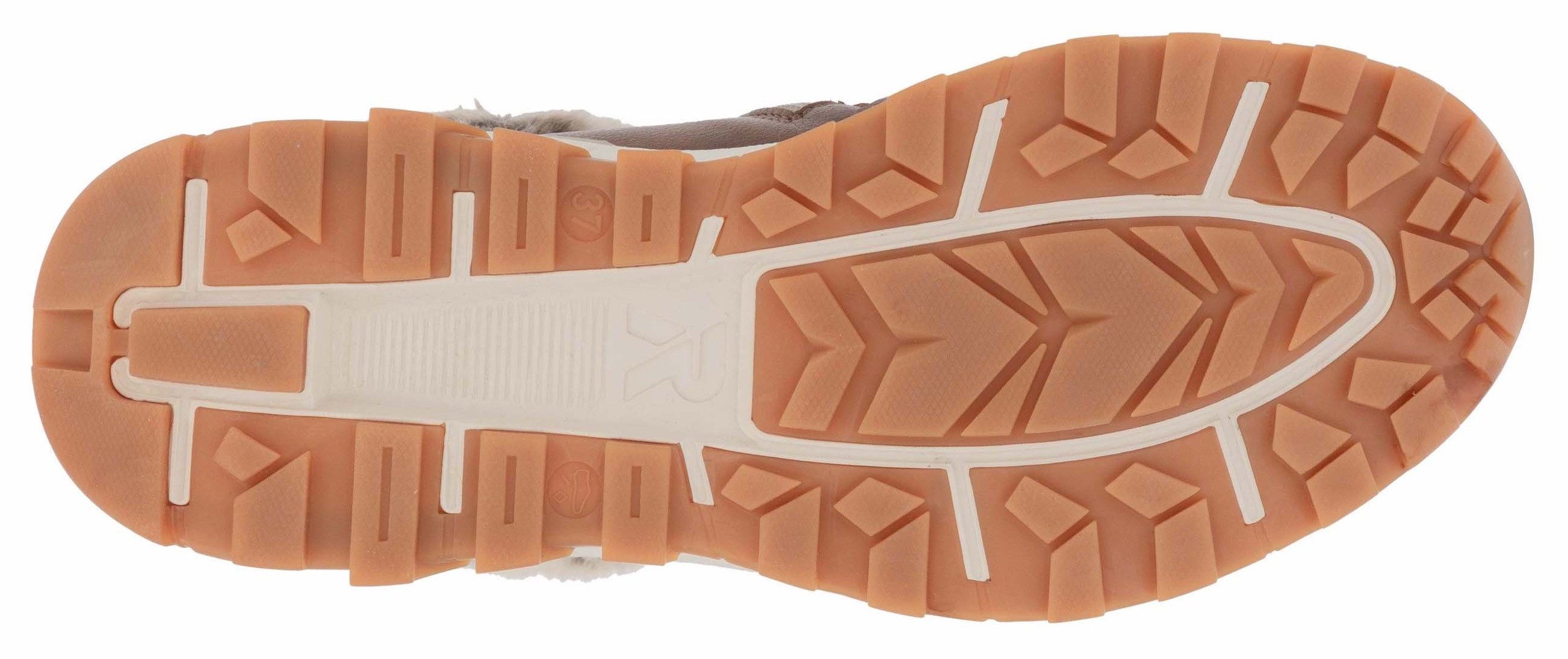 Rieker EVOLUTION Winterlaarzen Hightop sneakers, veterschoenen, winterlaarzen met lamswolvoering