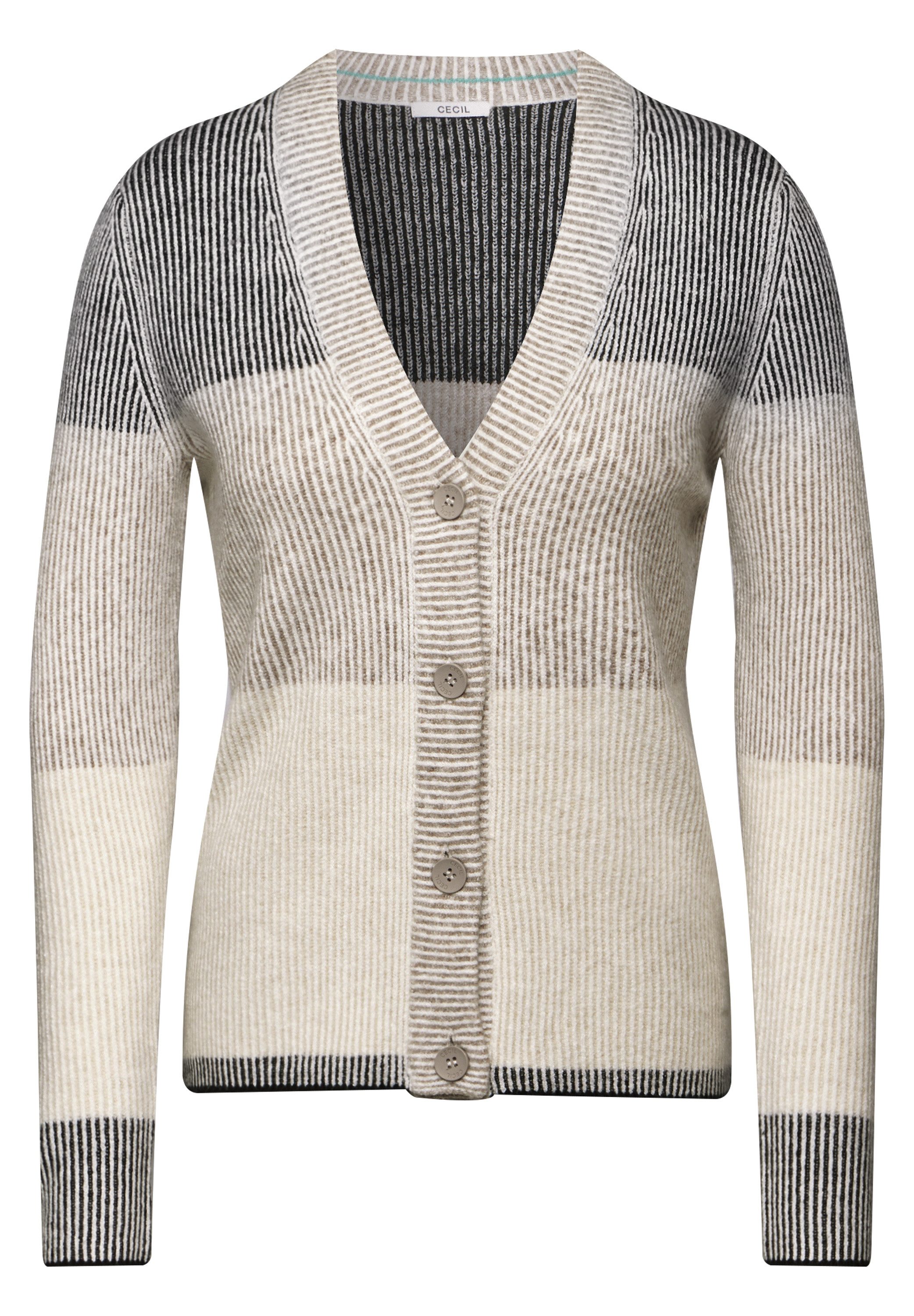 Cecil Vest in modieuze streep-look