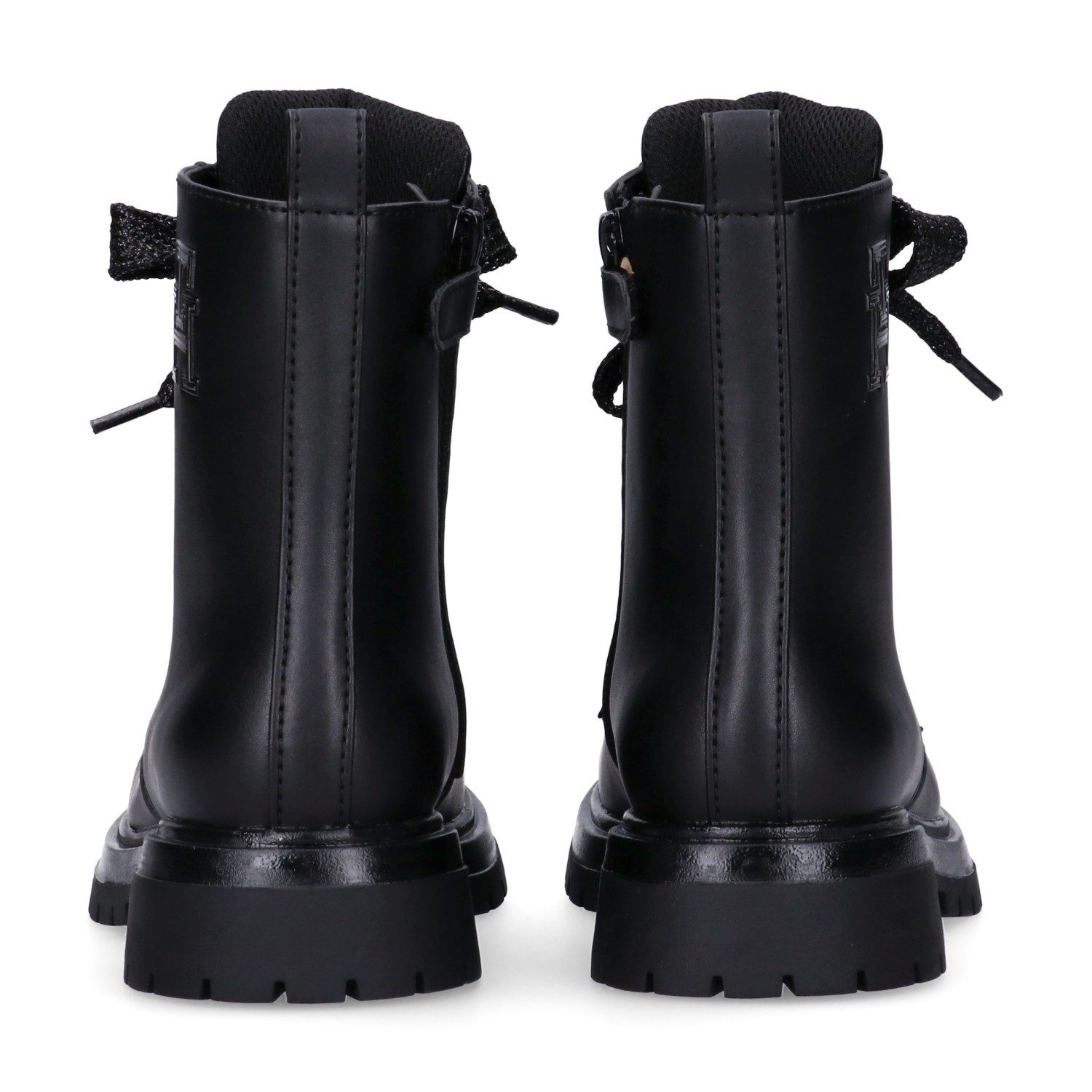 Tommy Hilfiger Veterschoenen Chunky boots met modieuze veters