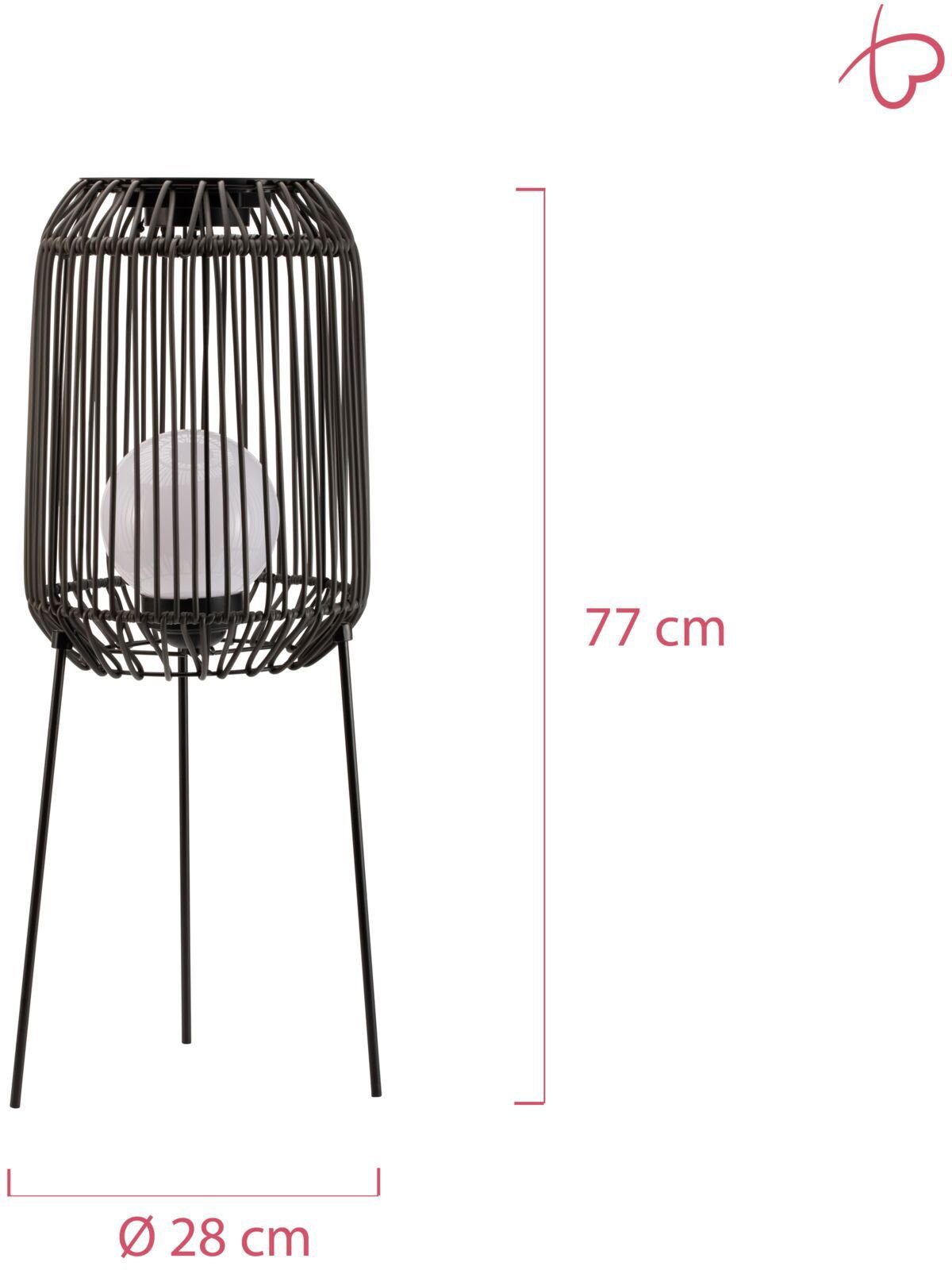 Pauleen Led-lantaarn Sunshine Coziness Zonne-energie, IP44 (1 stuk)