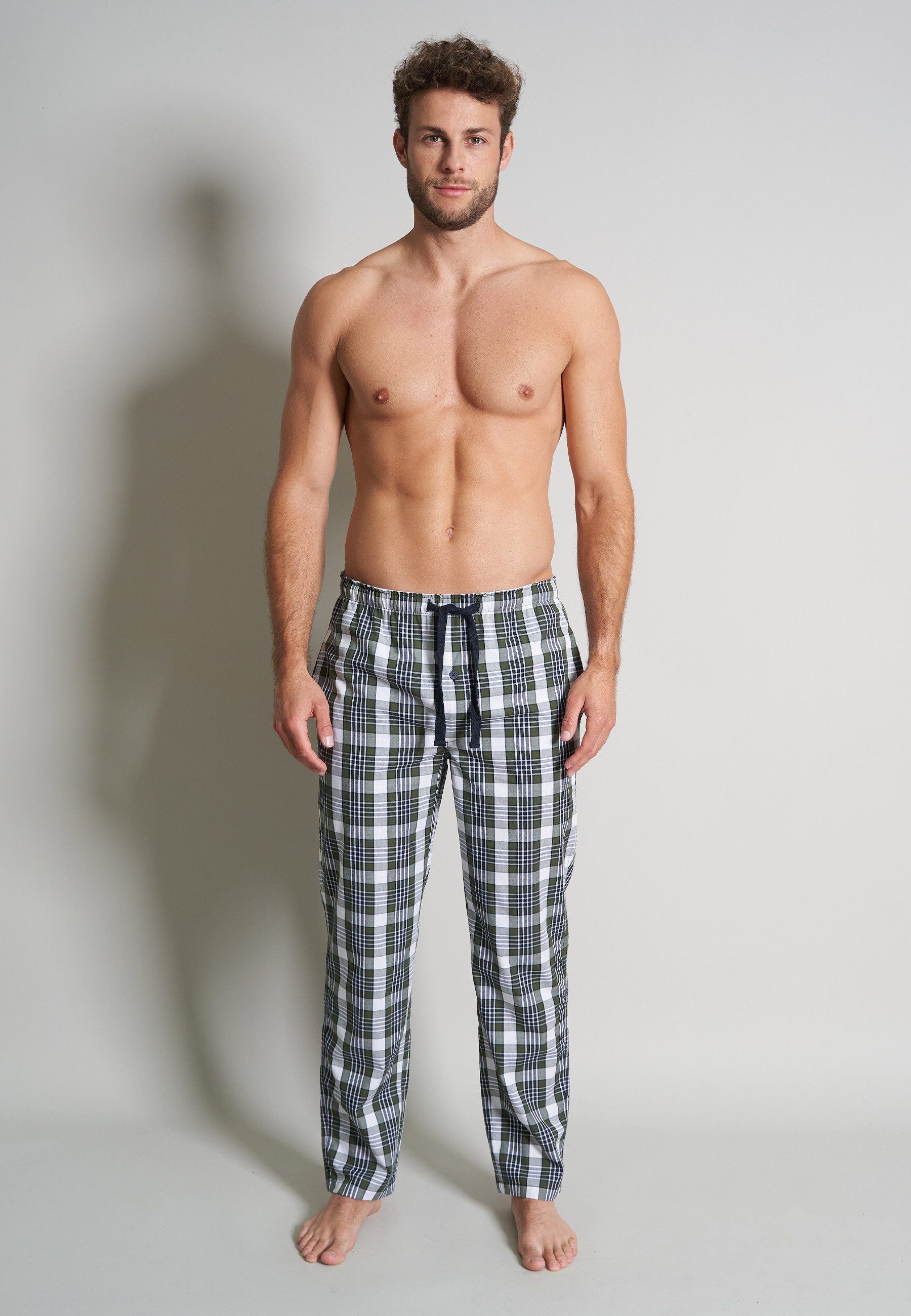 Tom Tailor Pyjamabroek Dakota met groot ruitdesign