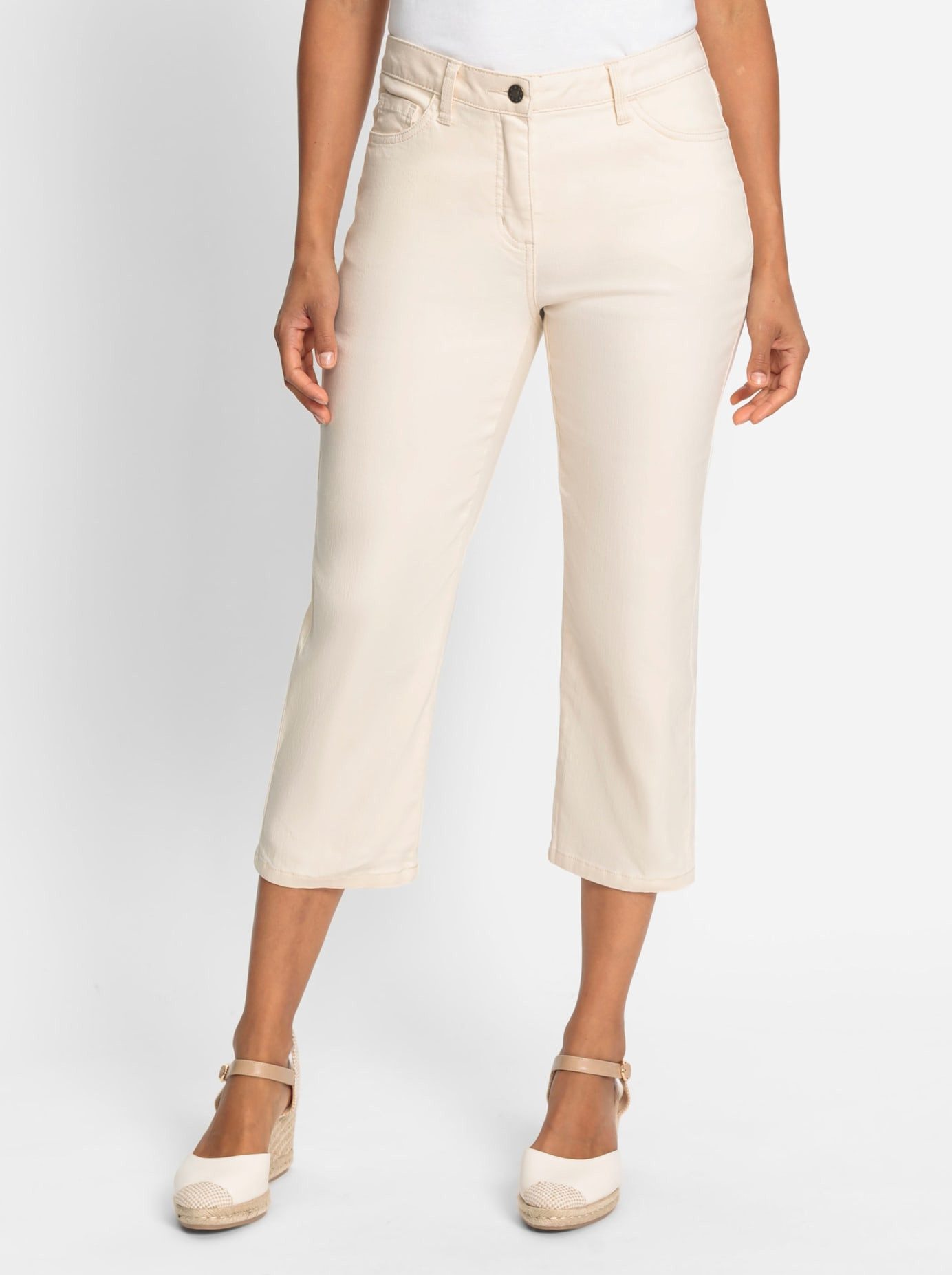 Classic Inspirationen 3/4 broek dames 7/8-broeken maat 52 beige