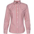 tommy hilfiger blouse met lange mouwen org cotton regular shirt ls met tommy hilfiger-merklabel rood