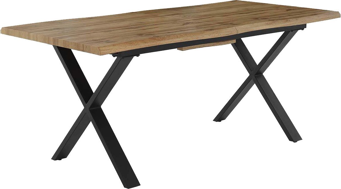 Jockenhöfer Gruppe Eettafel Martin Uittrektafel in boomrandlook, 2 maten
