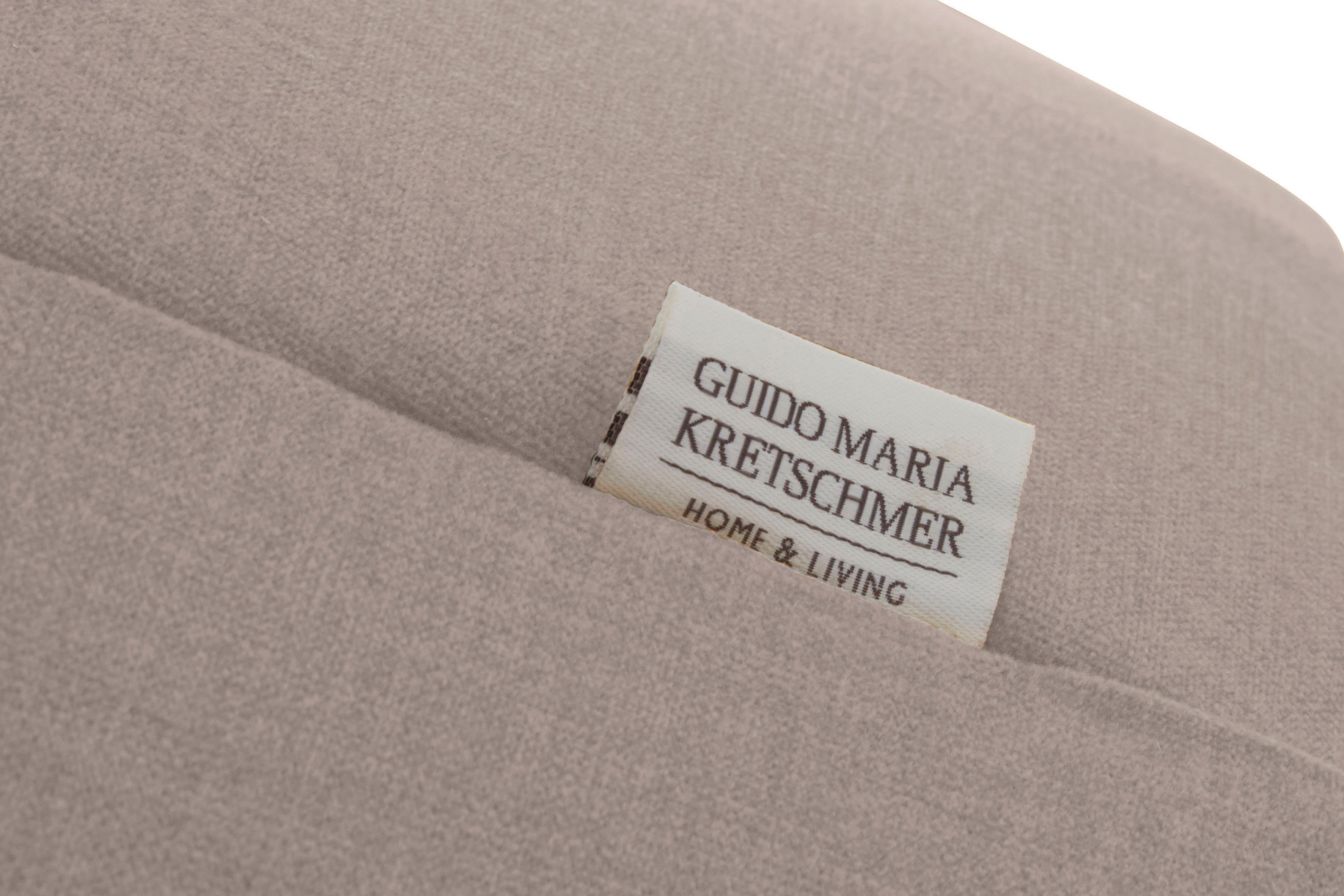 Guido Maria Kretschmer Home&Living Loveseat Amiens fauteuil loungefauteuil met prachtige capitonnage achter