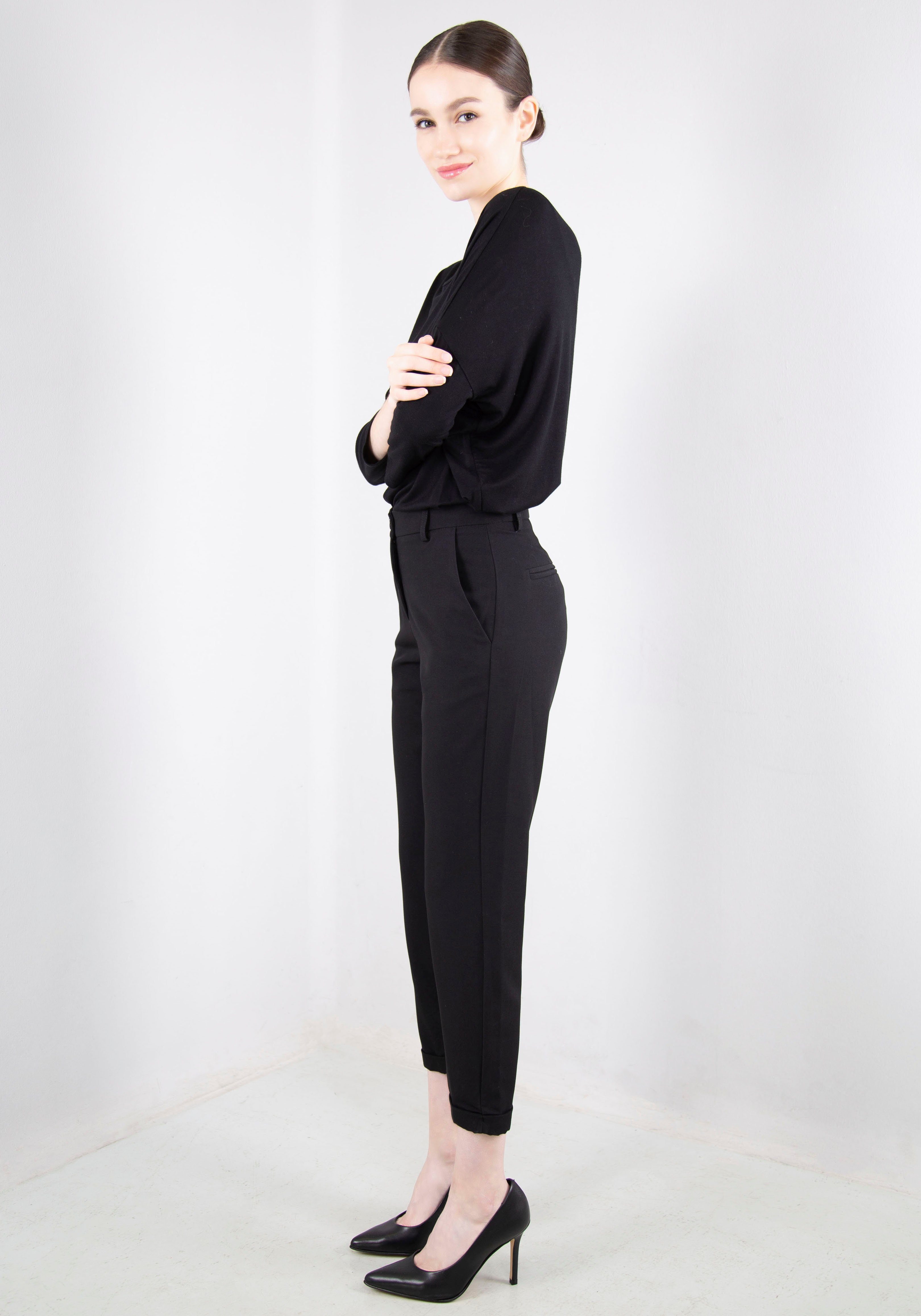 IMPERIAL Pantalon IMP-PTA9CD met omslagzoom