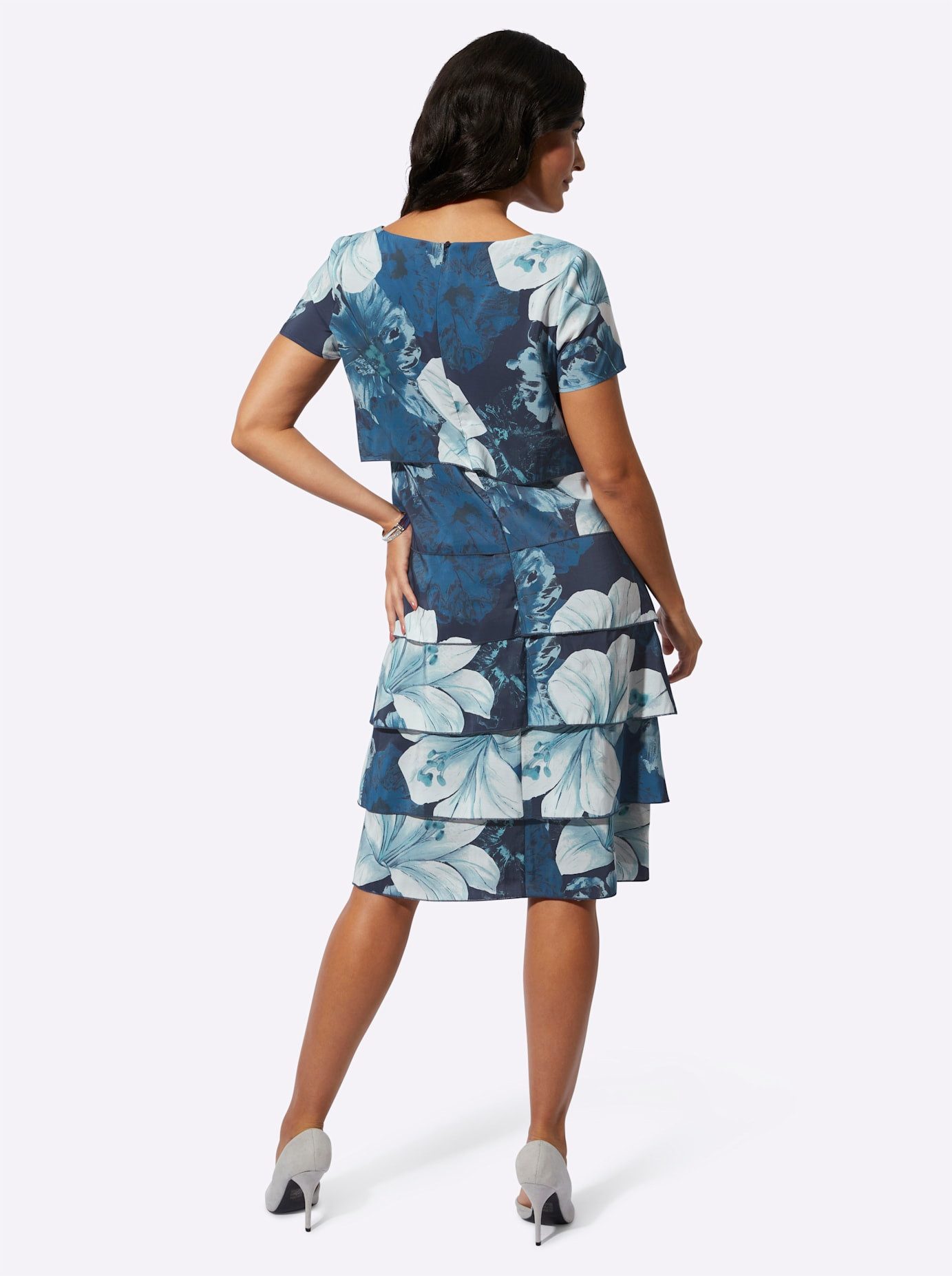 Creation L Gedessineerde jurk Modal-jurk