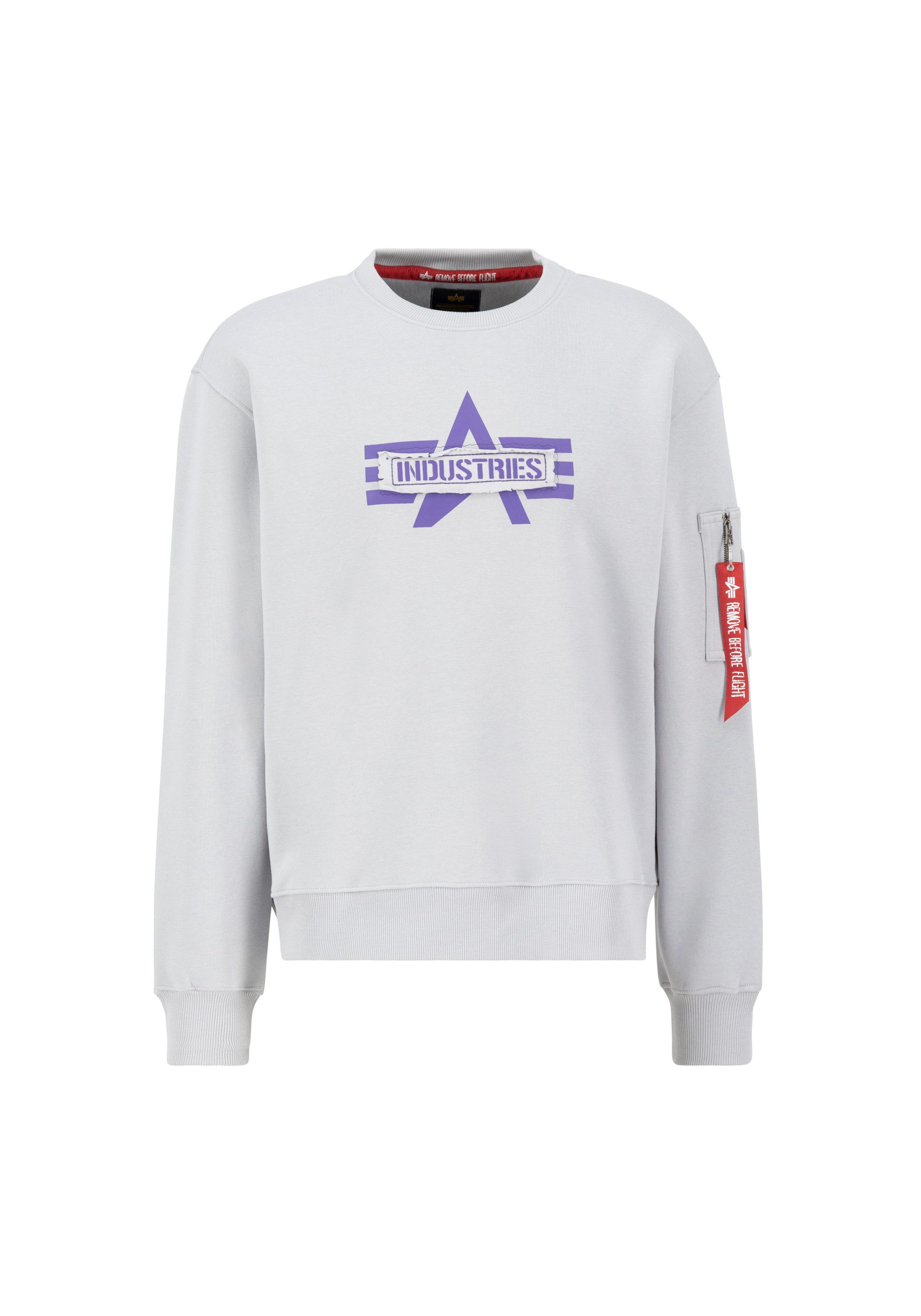Alpha Industries Sweater Alpha Industries Men - Sweatshirts Logo Edge Crewneck