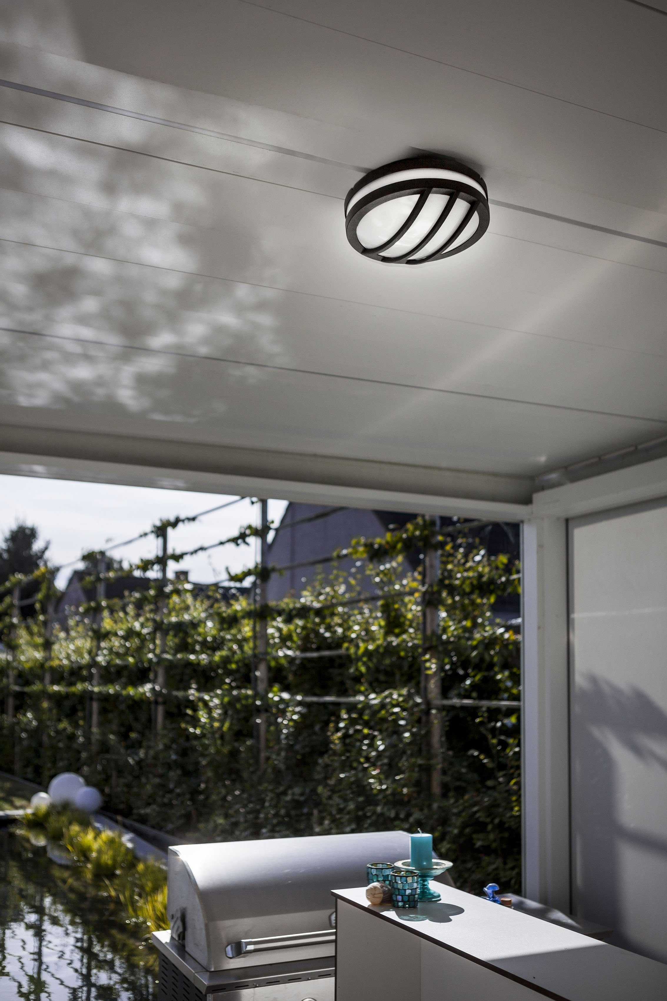 LUTEC Ledwandlamp voor buiten SEINE (1 stuk)