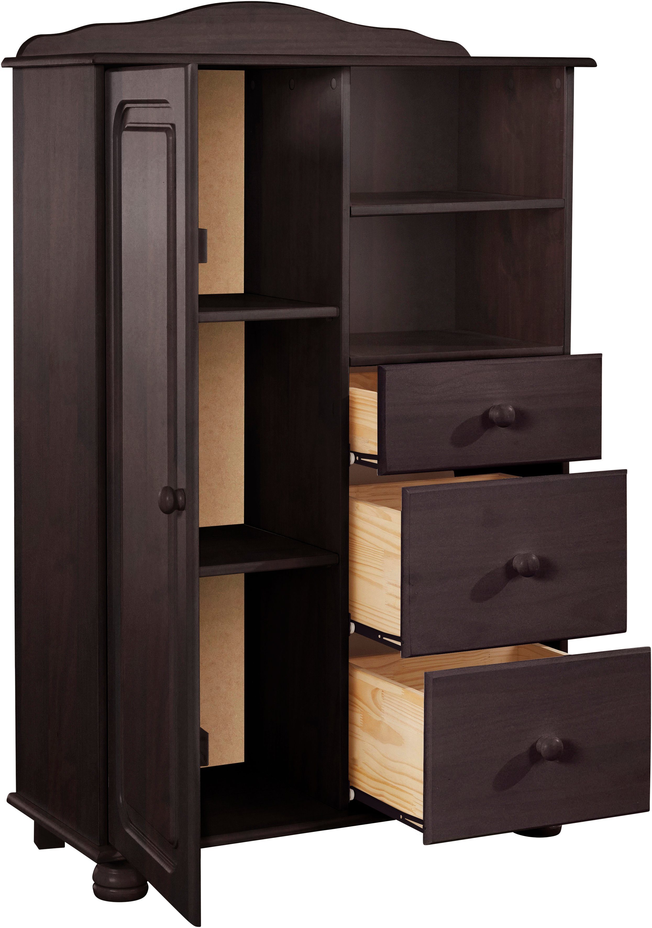 Home affaire Highboard Mette Opbergkast met 3 lades en verstelbare planken