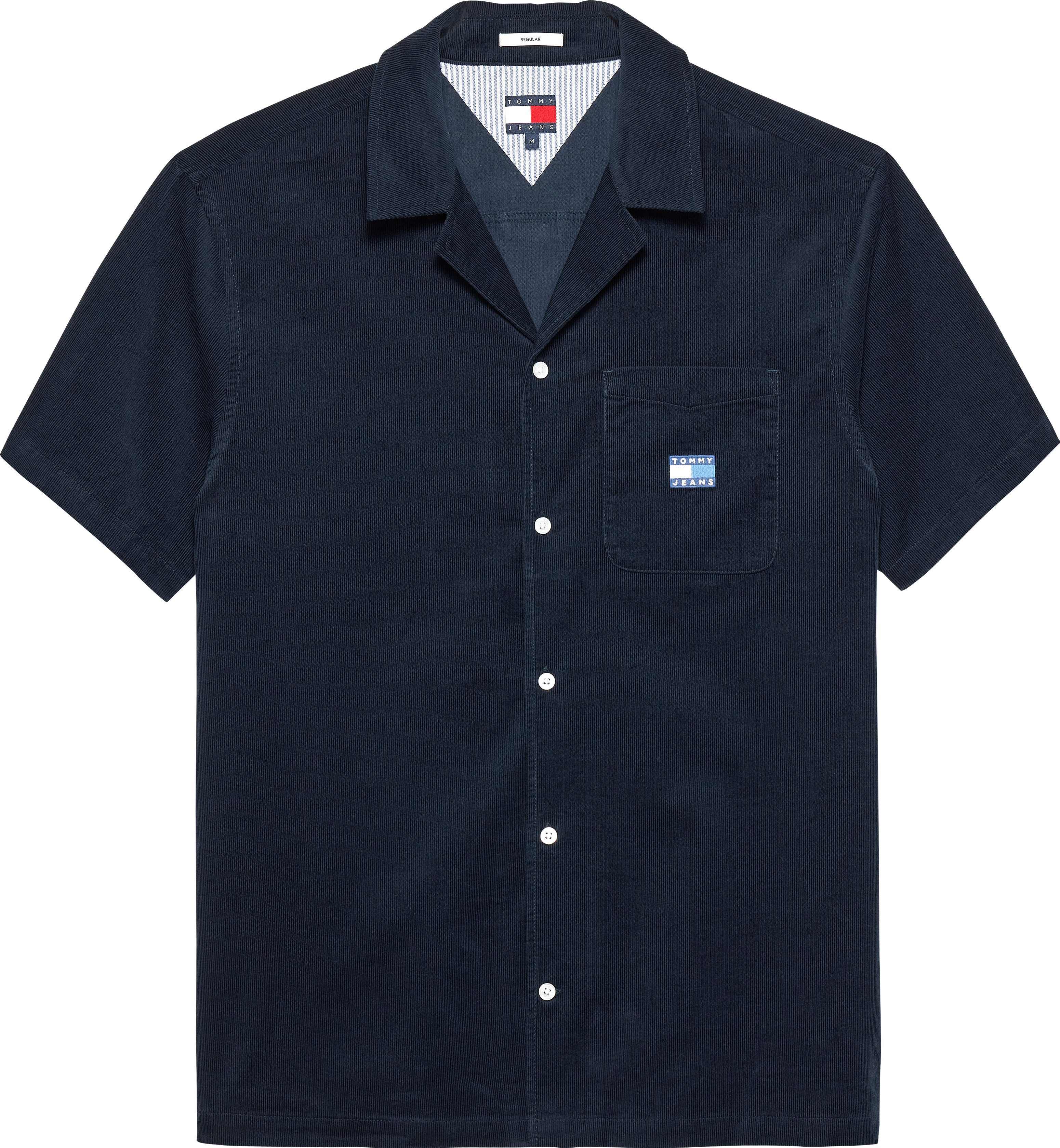 TOMMY JEANS Overhemd met korte mouwen TJM CORD REG CAMP SHIRT
