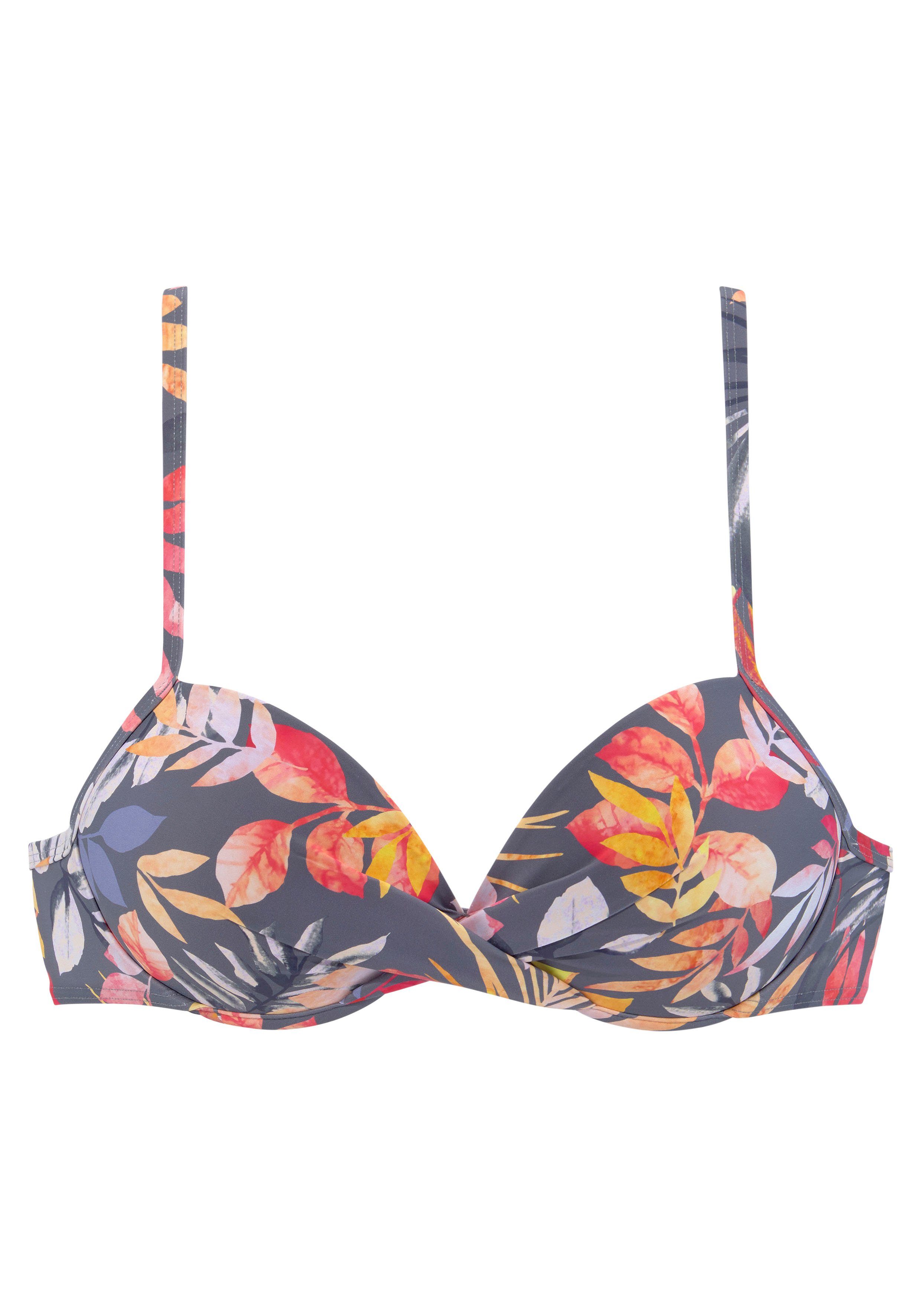 Vivance Push-upbikinitop Leilani in gedraaide look