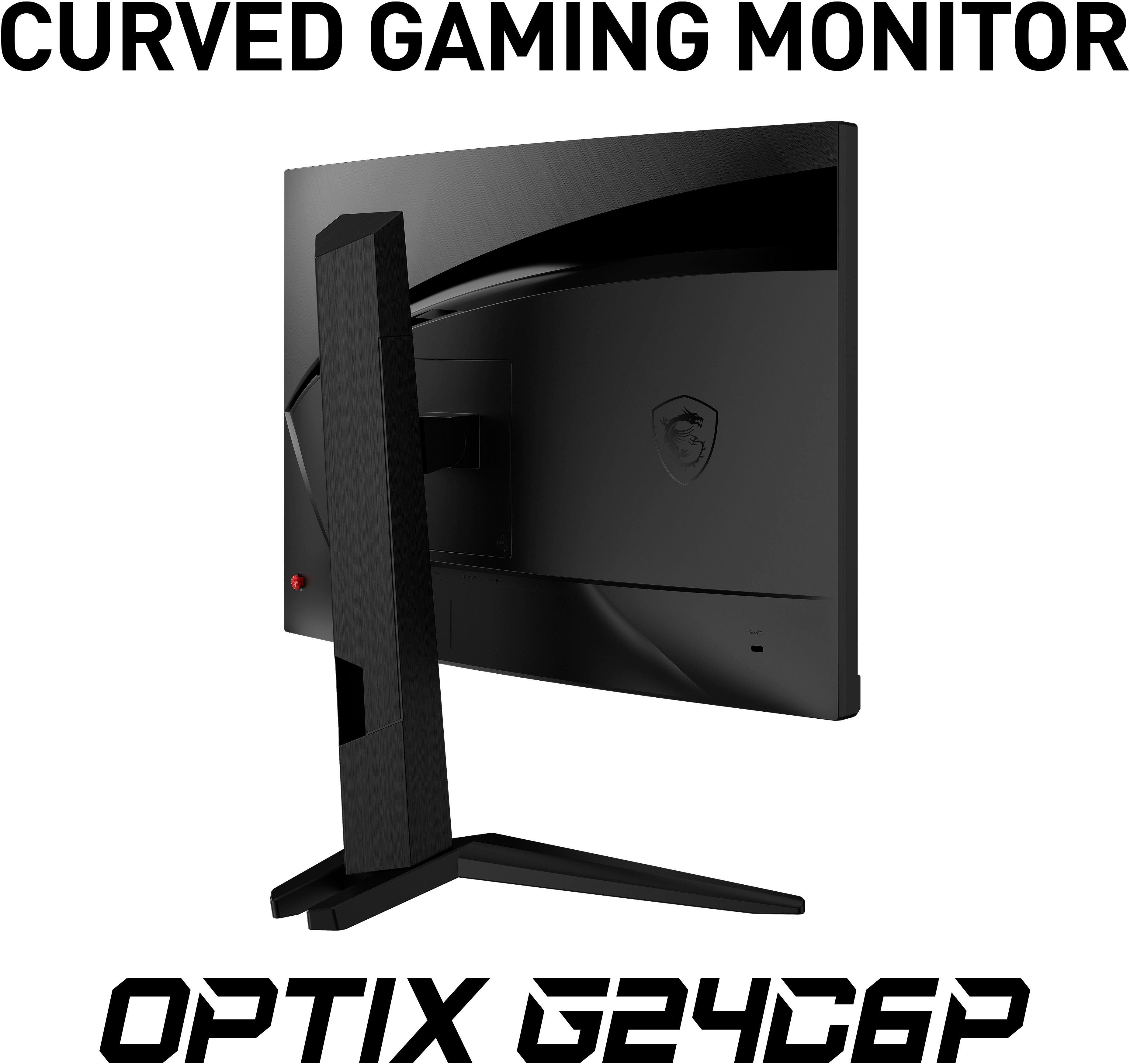 MSI Curved-gaming-ledscherm Optix G24C6P, 60 cm / 24", Full HD