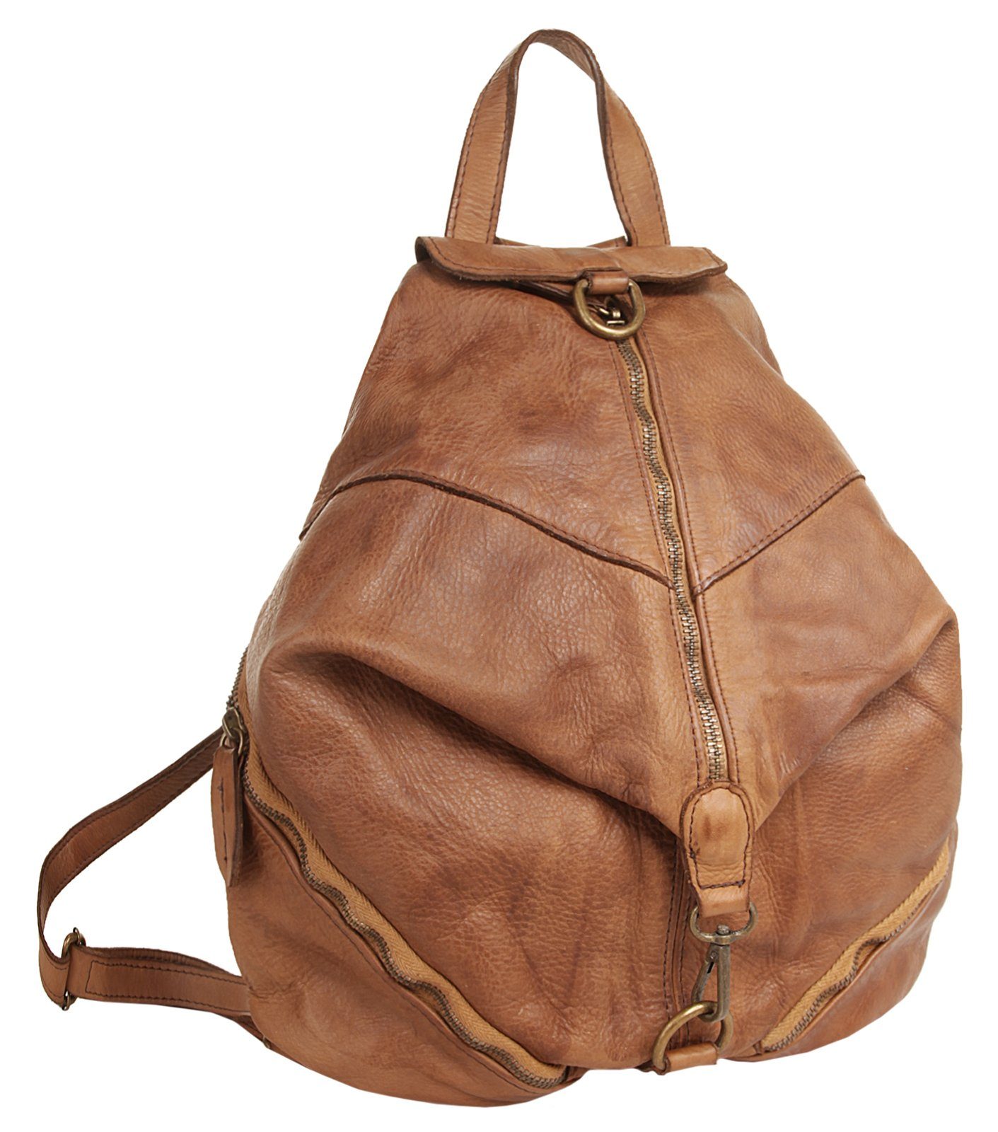 Samantha Look Rugzak echt leer, made in italy