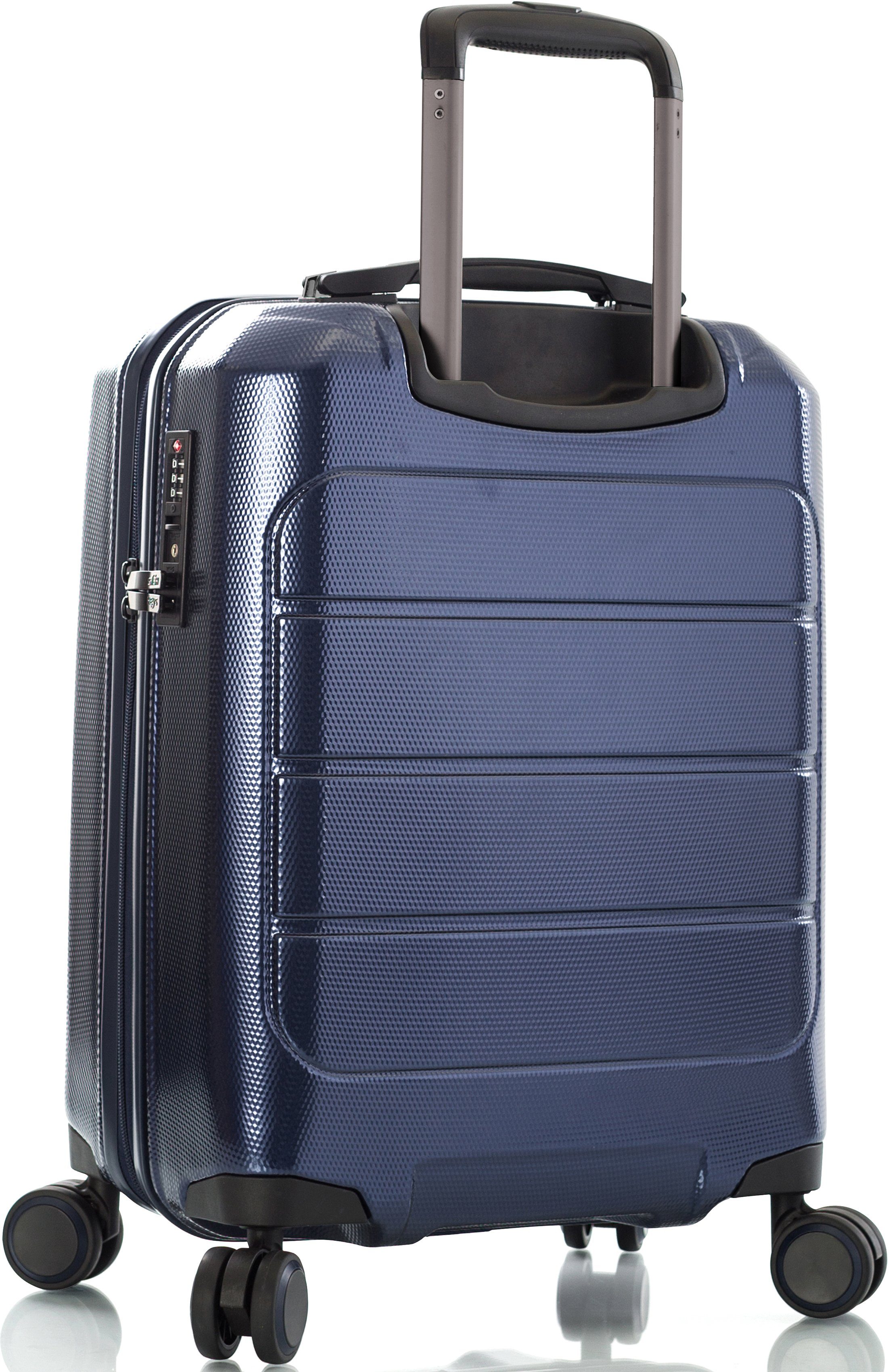 Heys Hardshell-trolley Eco Case, 53 cm, Navy Blauw Heys x Joachim Llambi handbagagekoffer reisbagage