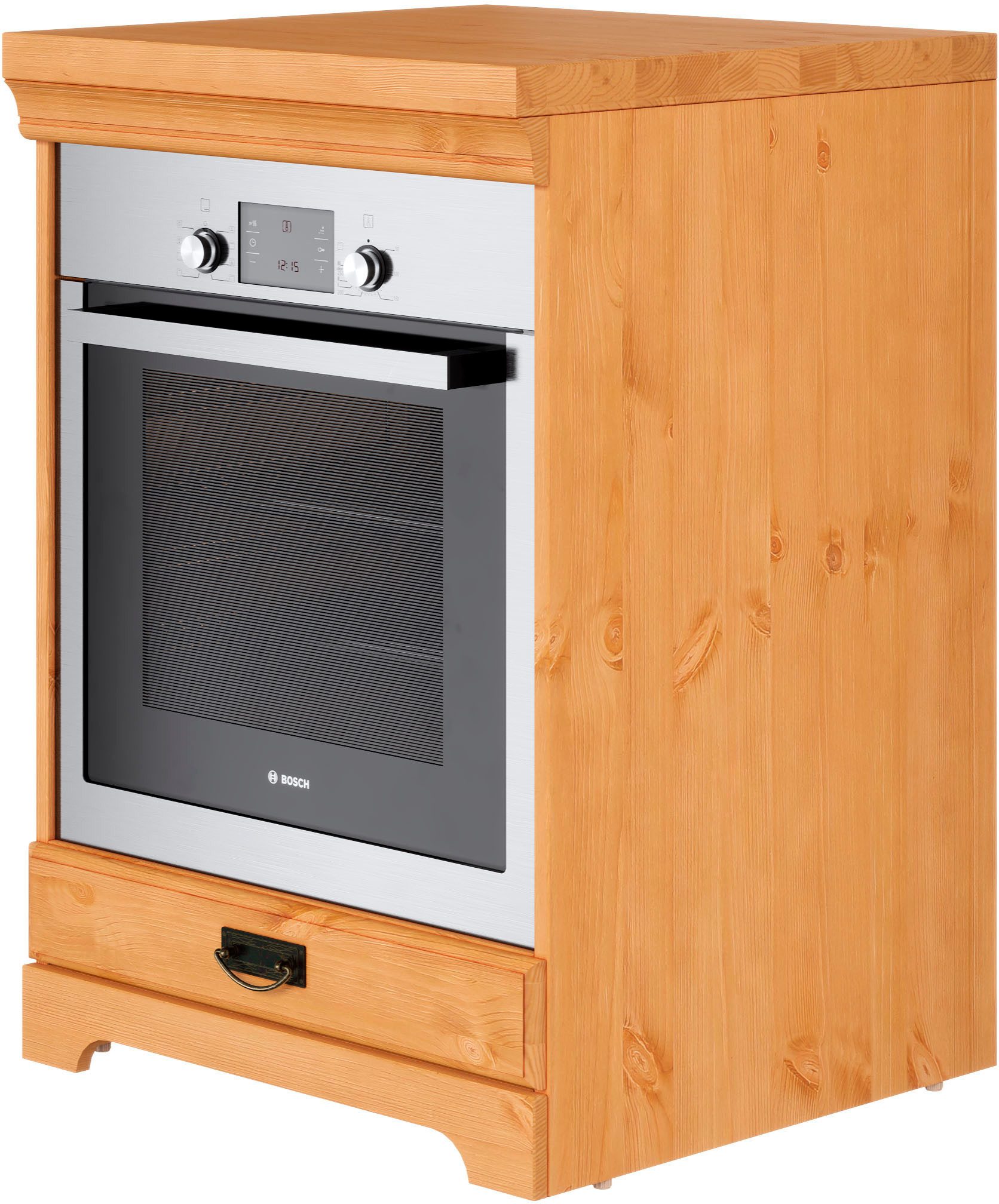 Home affaire Ombouwkast voor oven Rügen Breedte 60 cm, massief grenen, nismaat fornuis B/D/H 56,7/54,2/60,5 cm