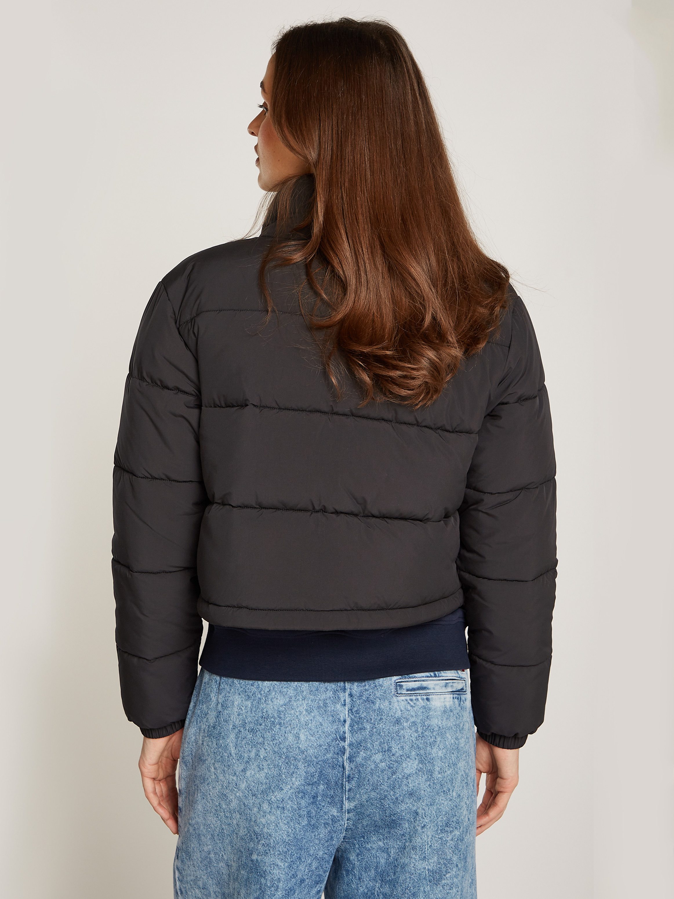 TOMMY JEANS Gewatteerde jas met geborduurd logo