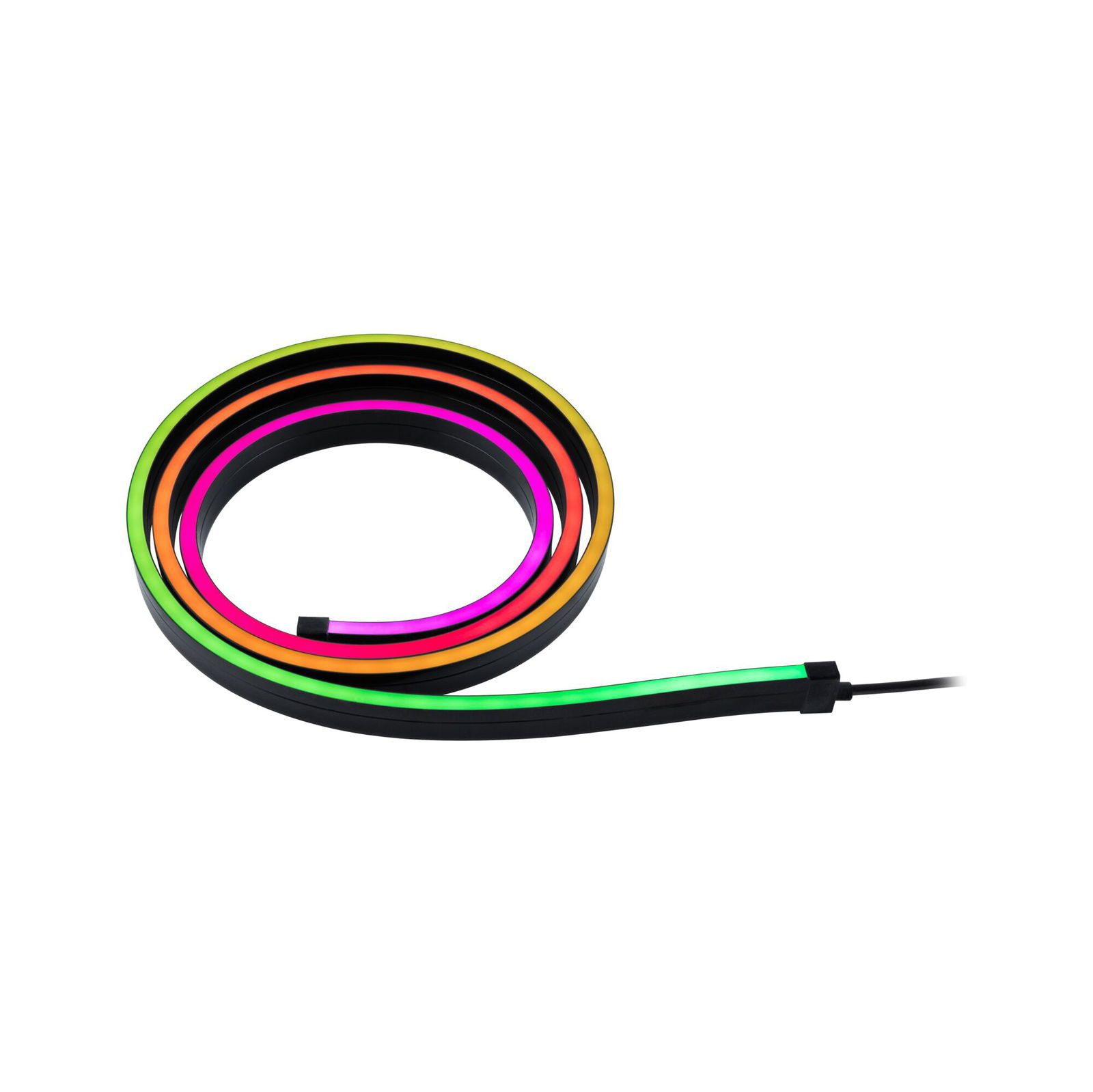 Paulmann Led-lichtslang Entertain LED slang zwart neon RGB+ Kleurwisselaar & kleurregeling & dimmer (1 stuk)