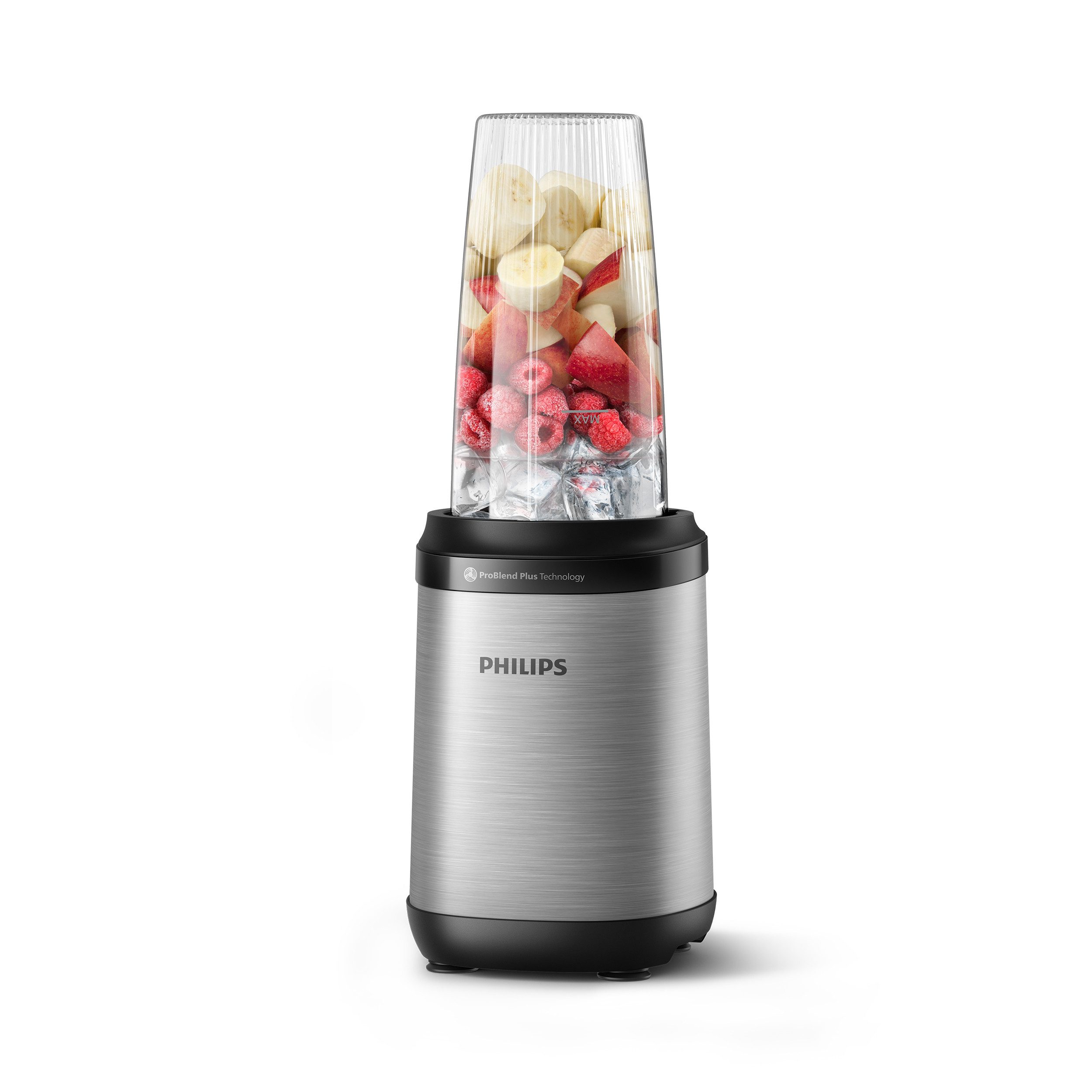 Philips Blender HR2764/00 5000 Series, met ProBlend Plus-technologie 700ml tritan beker, compact ontwerp, roestvrij staal/zwart
