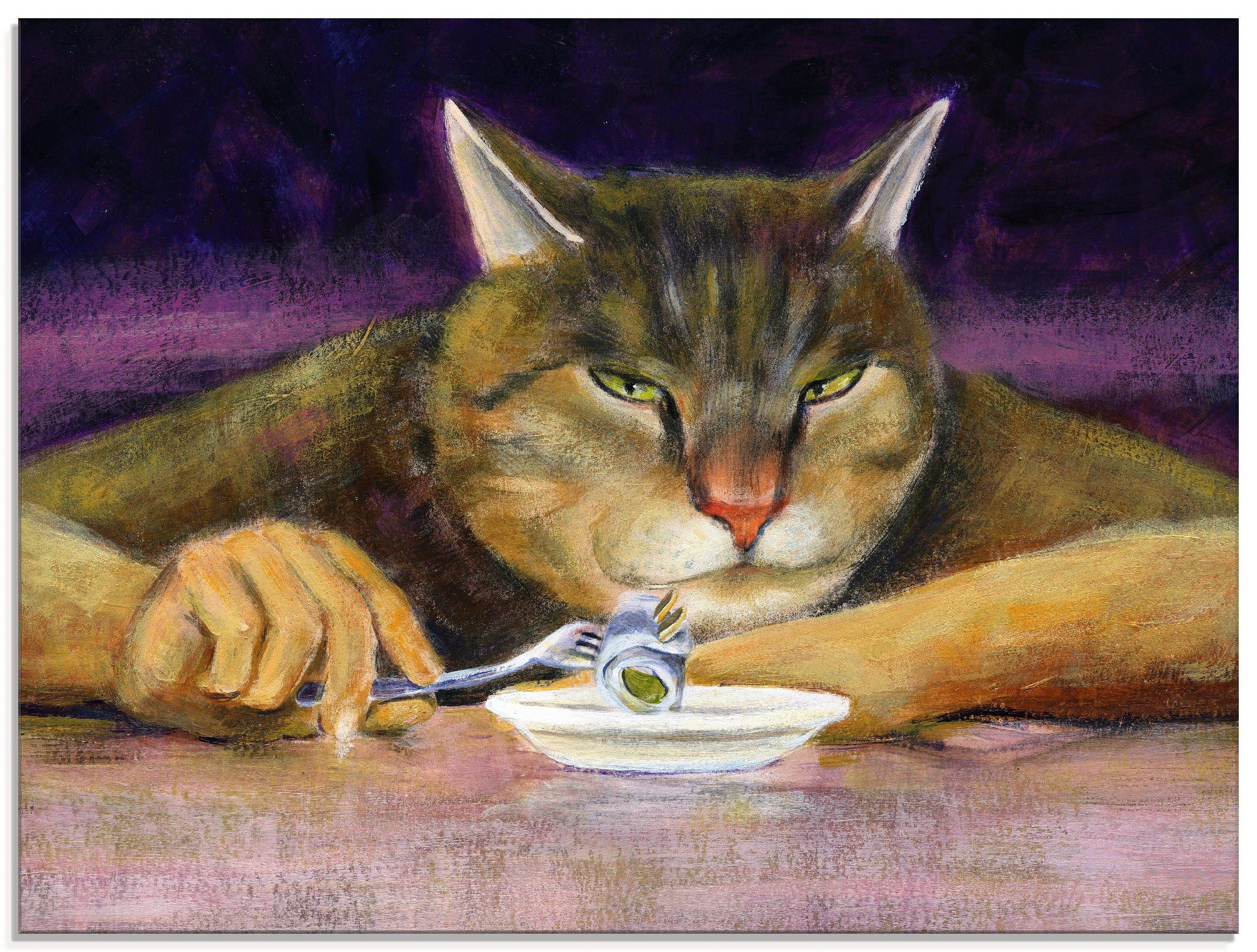 Artland Print op glas Kattengejammer (1 stuk)