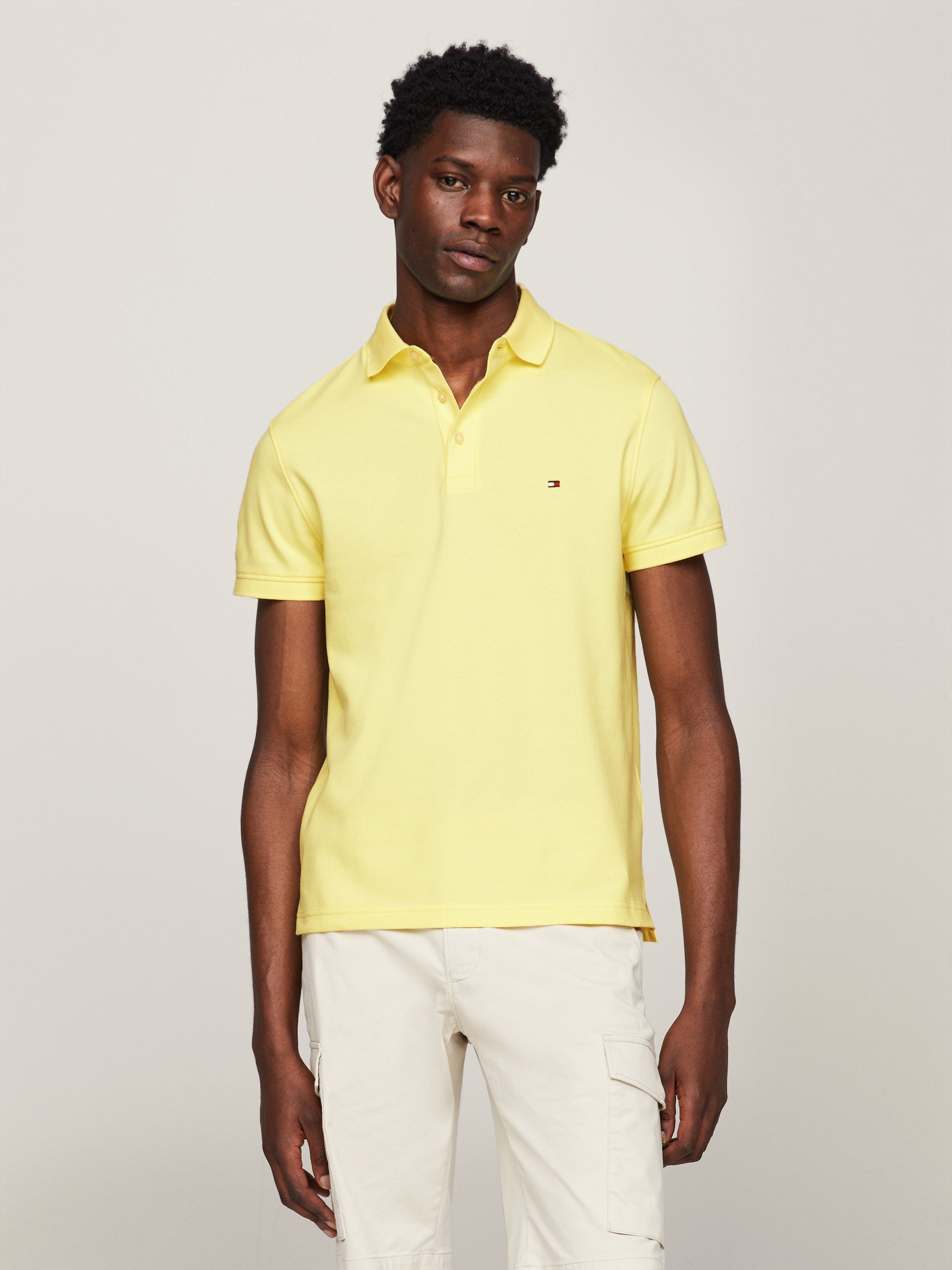 Tommy Hilfiger Polo Mw0Mw17771 Yellow Heren