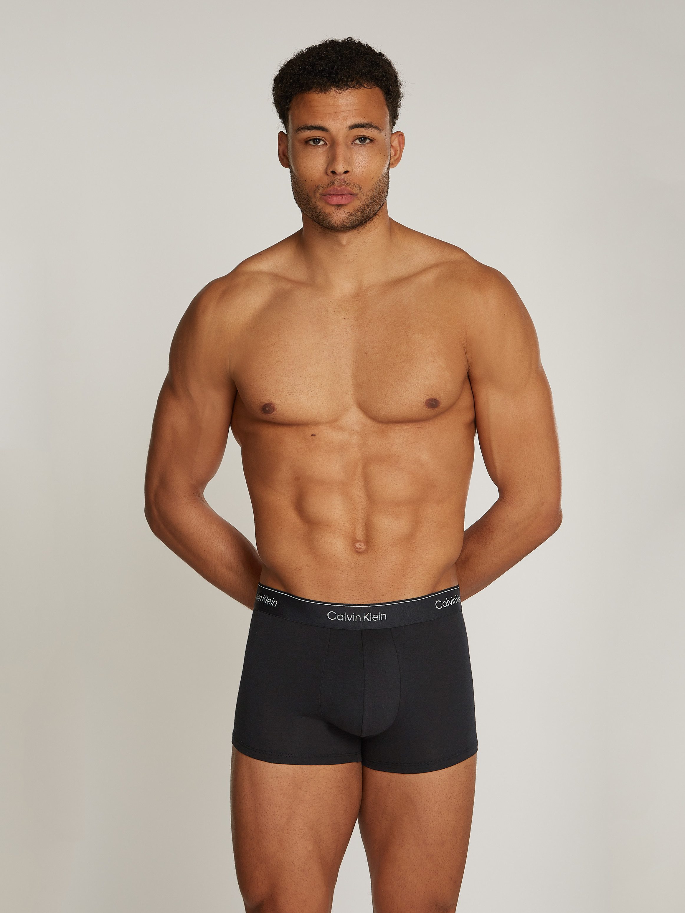 Calvin Klein Trunk LOW RISE TRUNK 3PK met logo-elastische tailleband (3 stuks) (3 stuks)