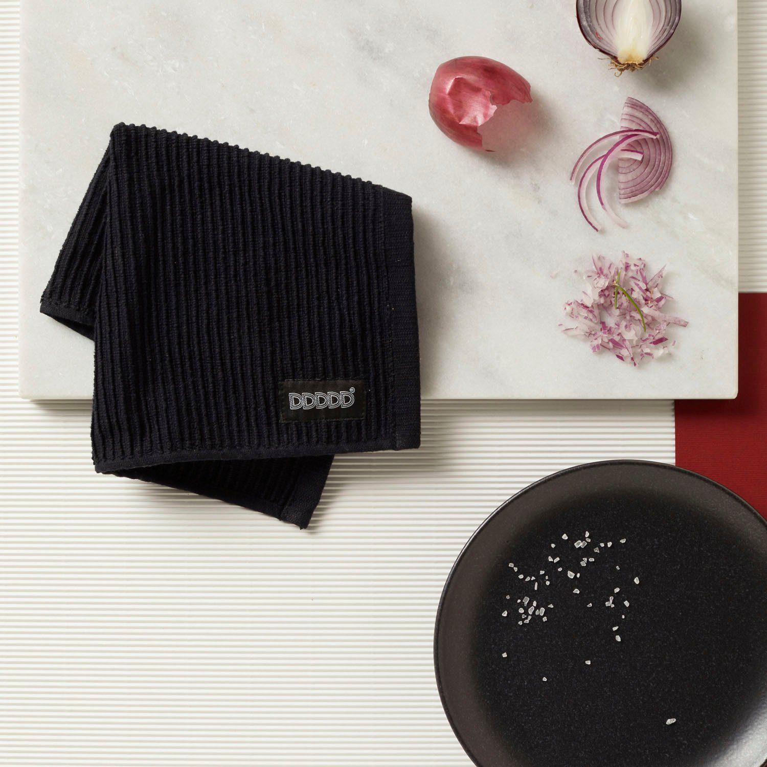 DDDDD Vaatdoek Basic met luxueuze ribstructuur en optimale vochtabsorptie (set, 4-delig)