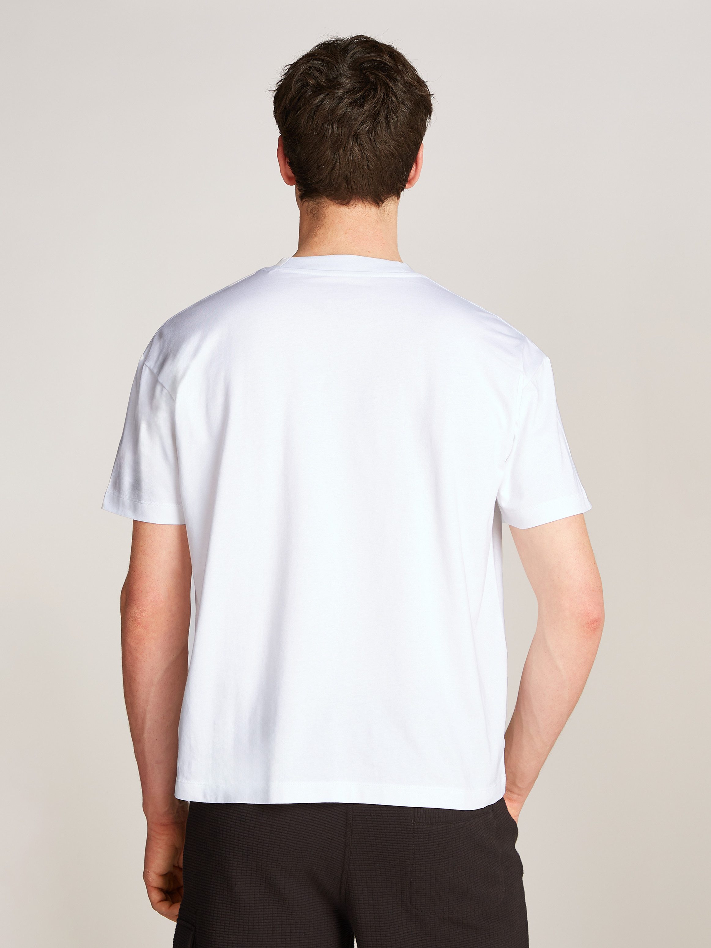 Calvin Klein T-shirt TEXTURED MONOLOGO BOYFRIEND TEE