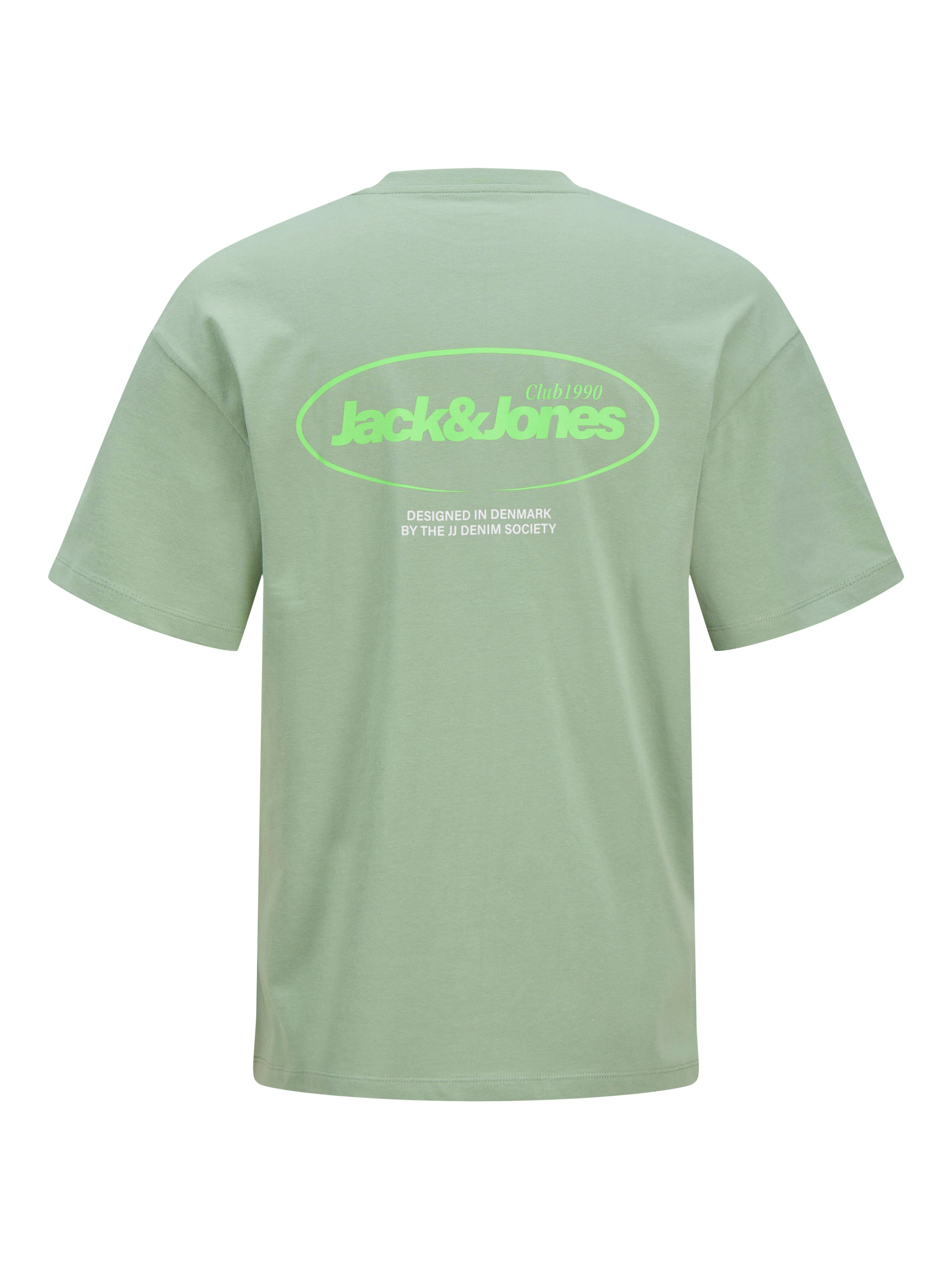 Jack & Jones Shirt met ronde hals JJEBRADLEY GRAPHIC TEE SS O-NECK NOOS