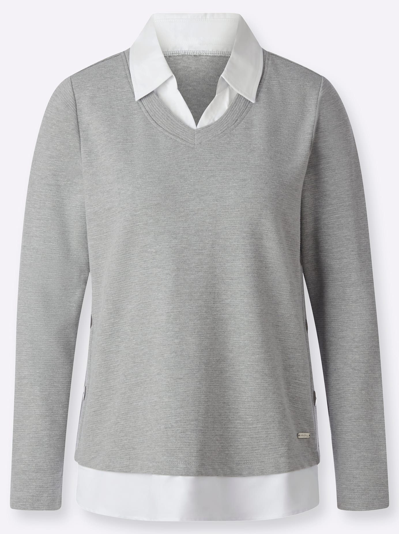 Casual Looks 2-in-1-shirt Shirt (1-delig)
