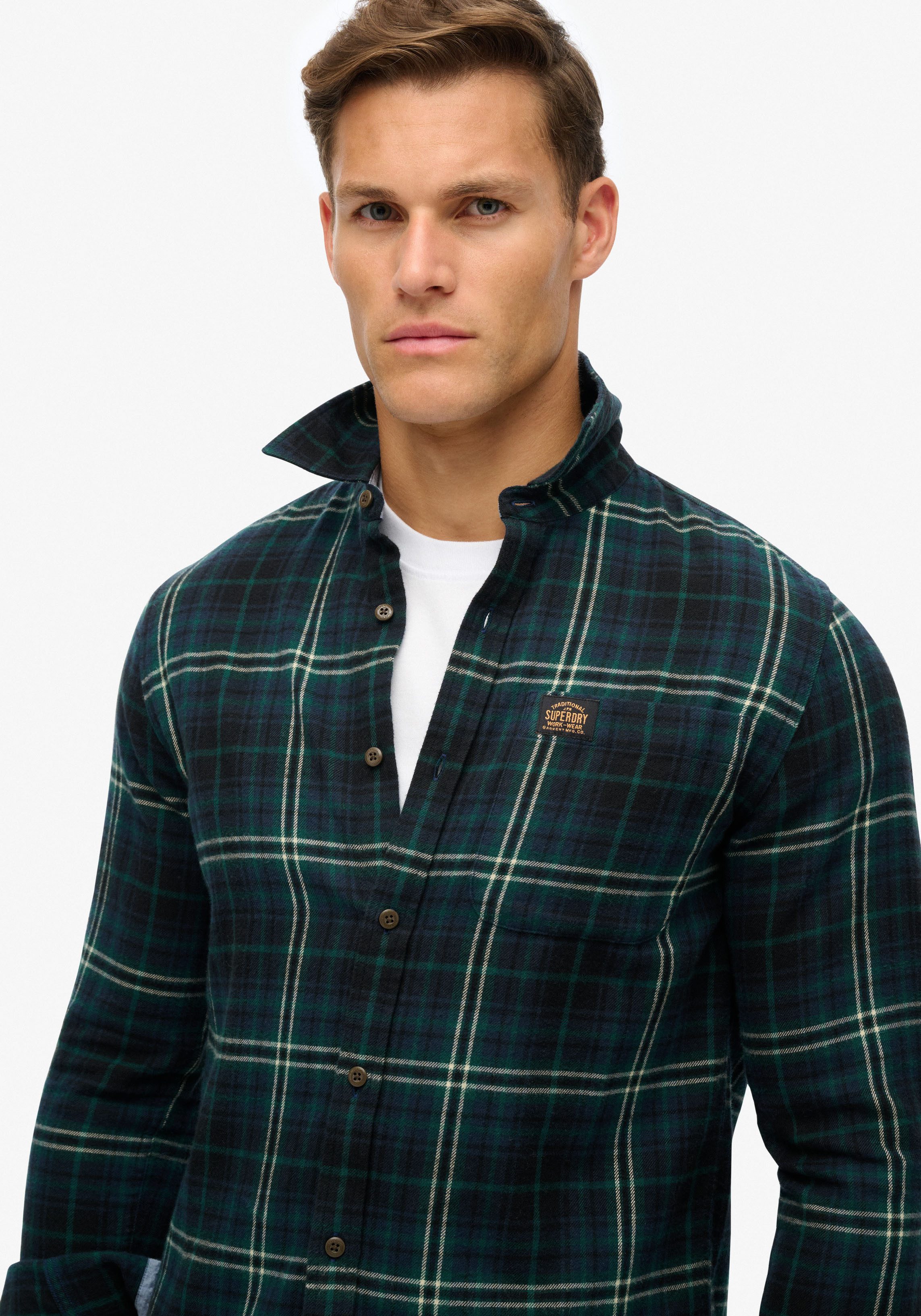 Superdry Overhemd met lange mouwen Organic Cotton Lumberjack Check Shirt