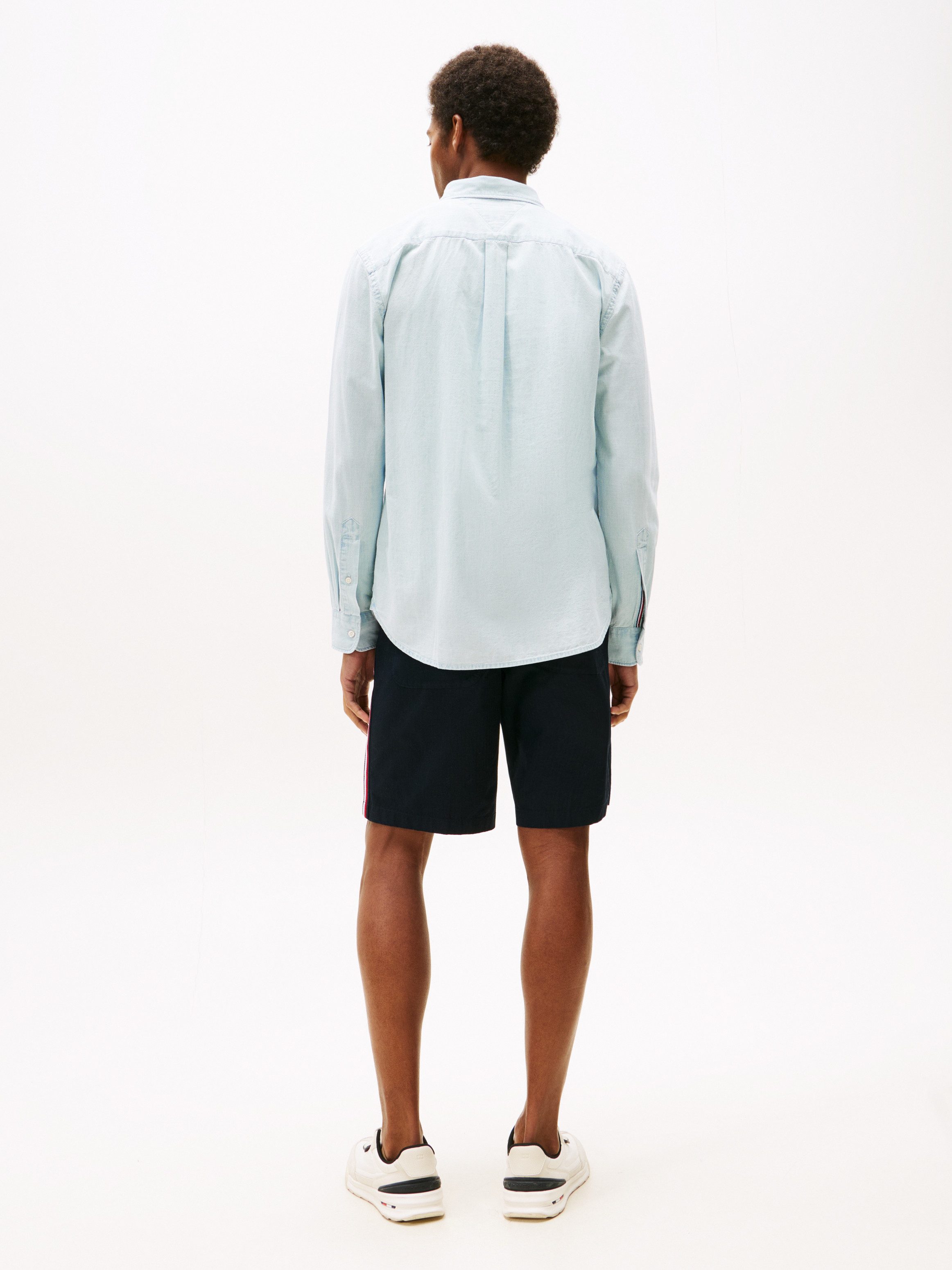 Tommy Hilfiger Overhemd met lange mouwen CHAMBRAY POCKET RF SHIRT