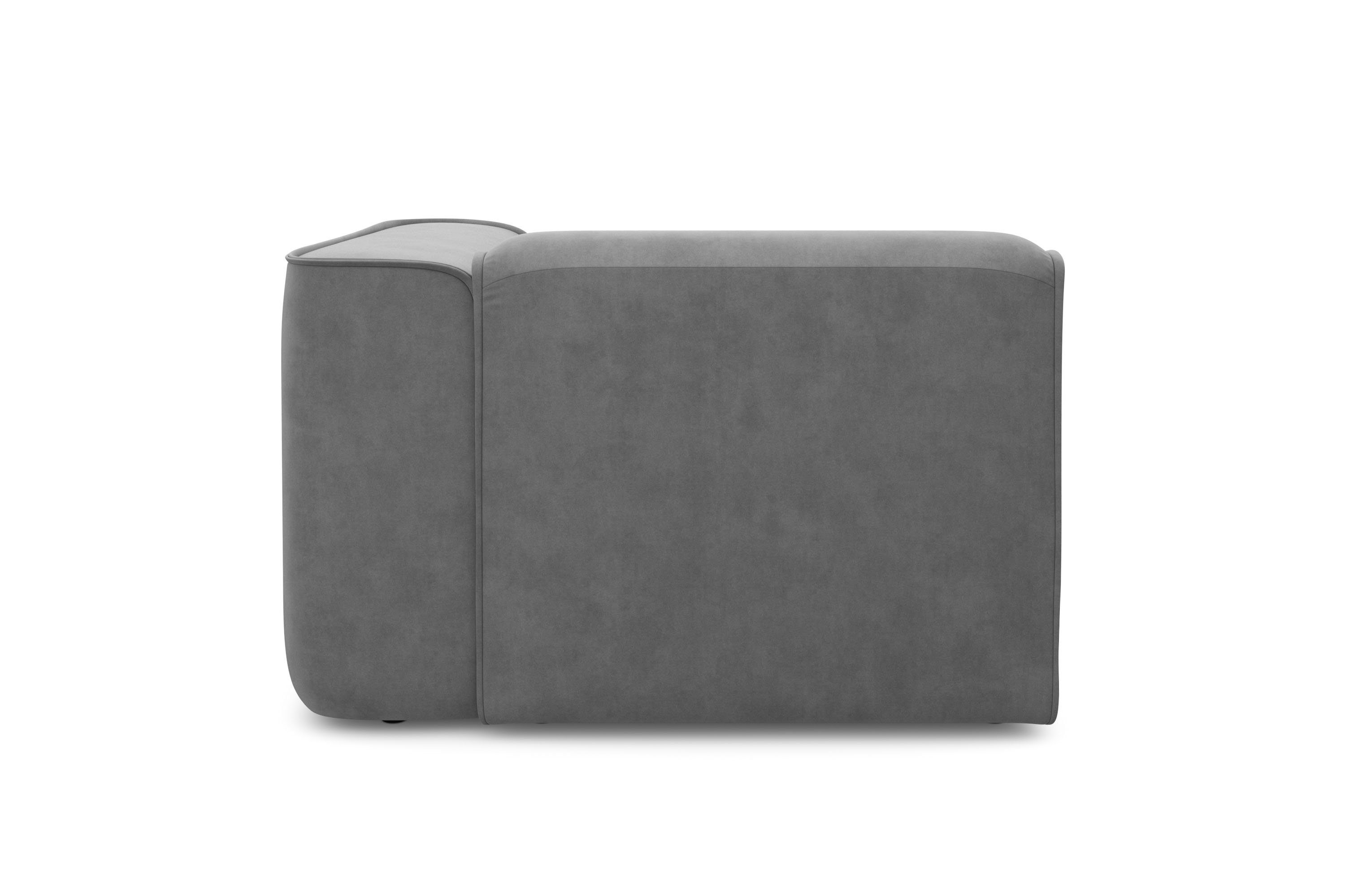 RAUM.ID Fauteuil Merid sofa-hoekelement, afmetingen B/D/H: 109/97/46 cm als module of apart te gebruiken, voor individuele samenstelling