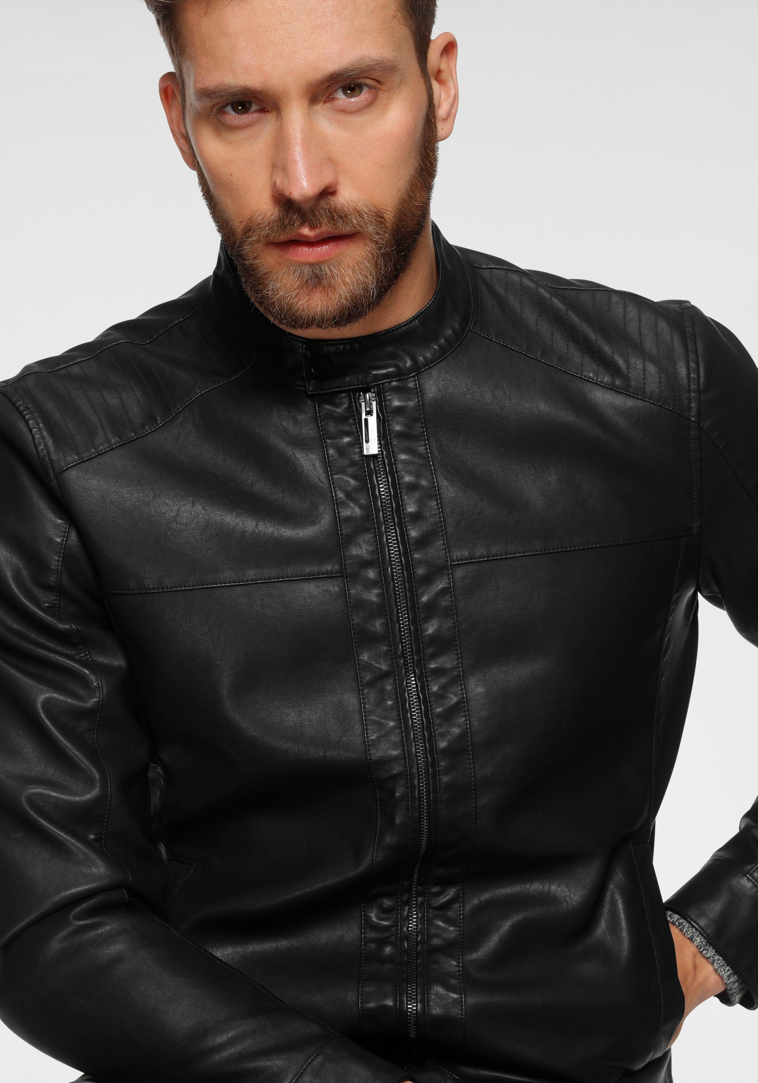 ONLY & SONS Bikerjack MIKE PU RACER JACKET