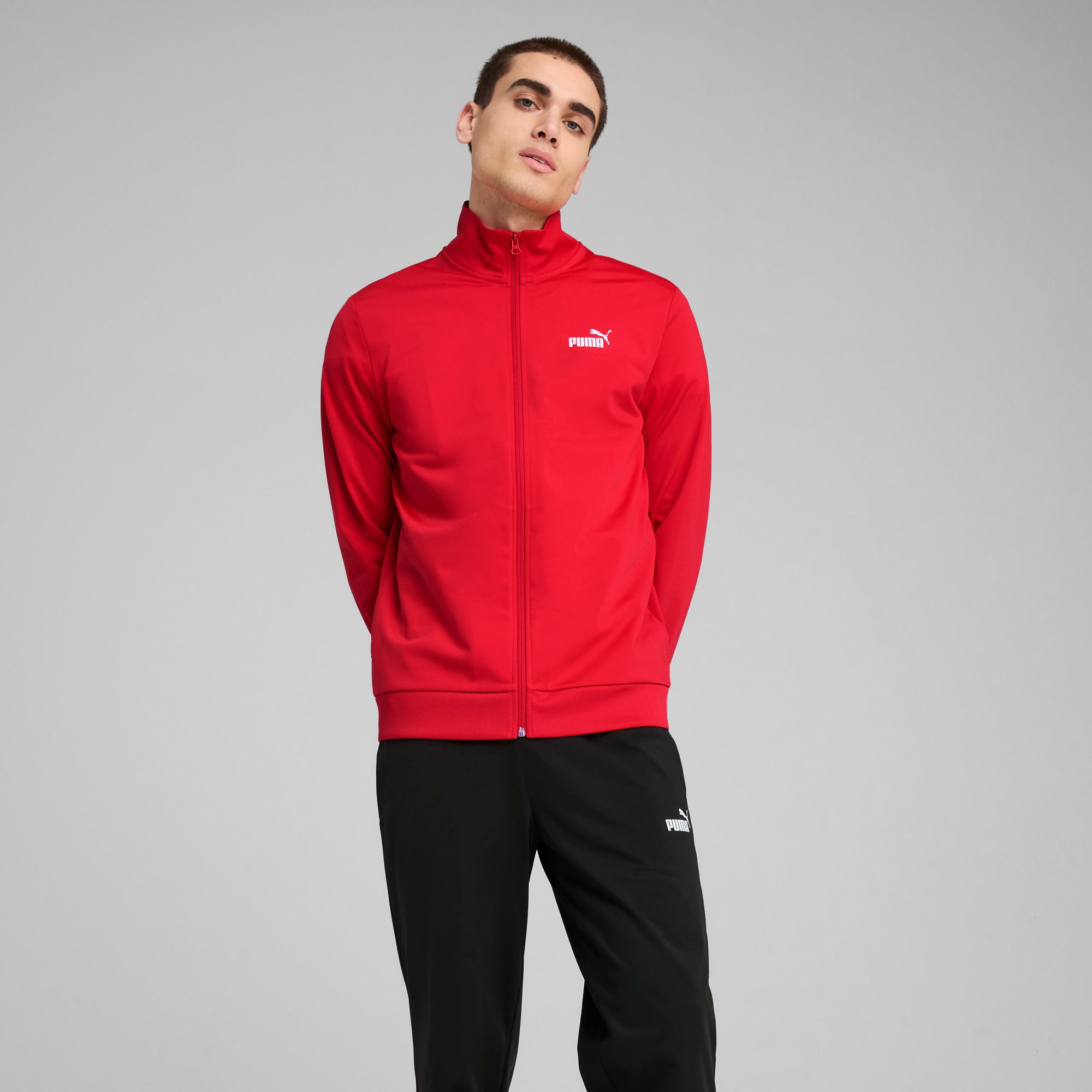 PUMA Trainingspak ESS POLY SUIT CL Sportoutfit in casual stijl (2-delig)