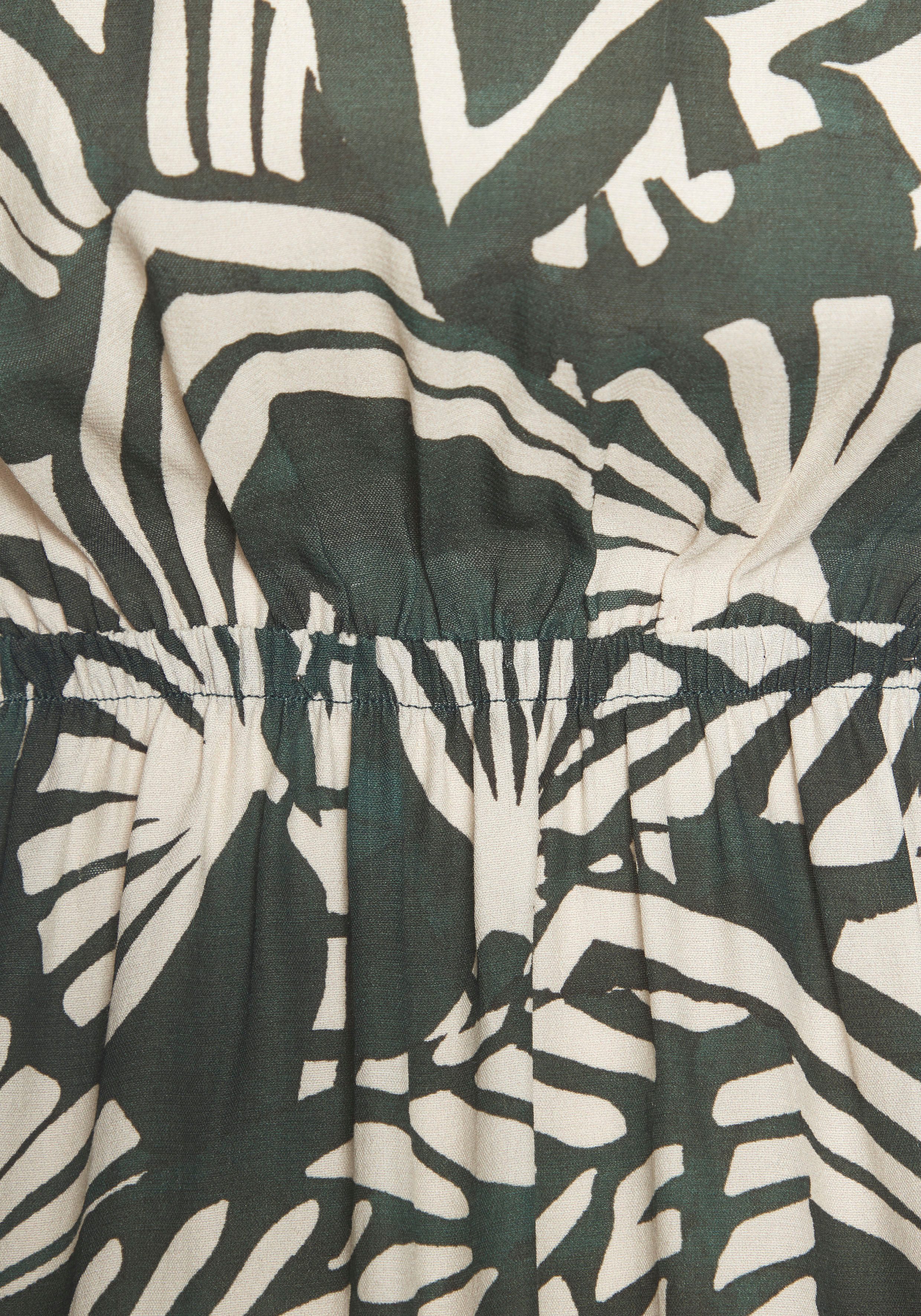 Lascana Maxi-jurk met alloverprint, zijslitsen, geweven stof