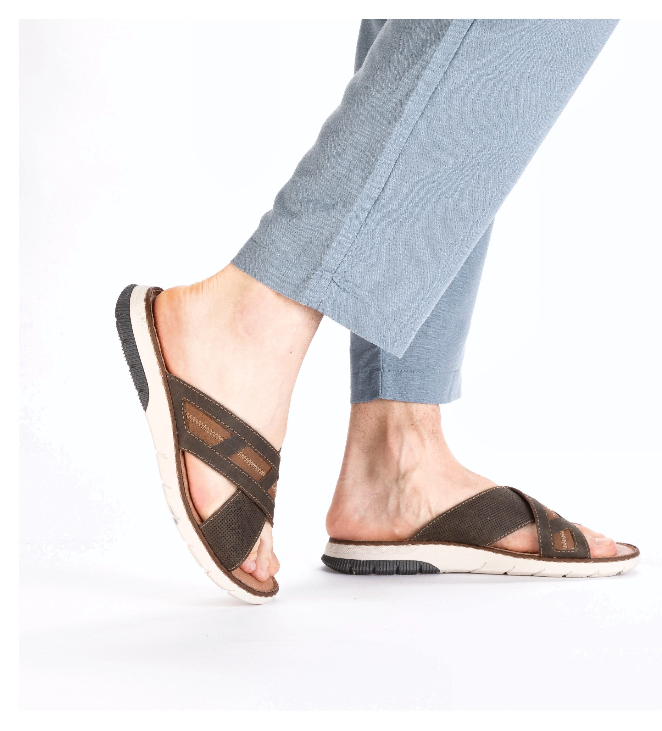Rieker Slippers , zomer schoen, strand schoen, slippers met zachte binnenzool