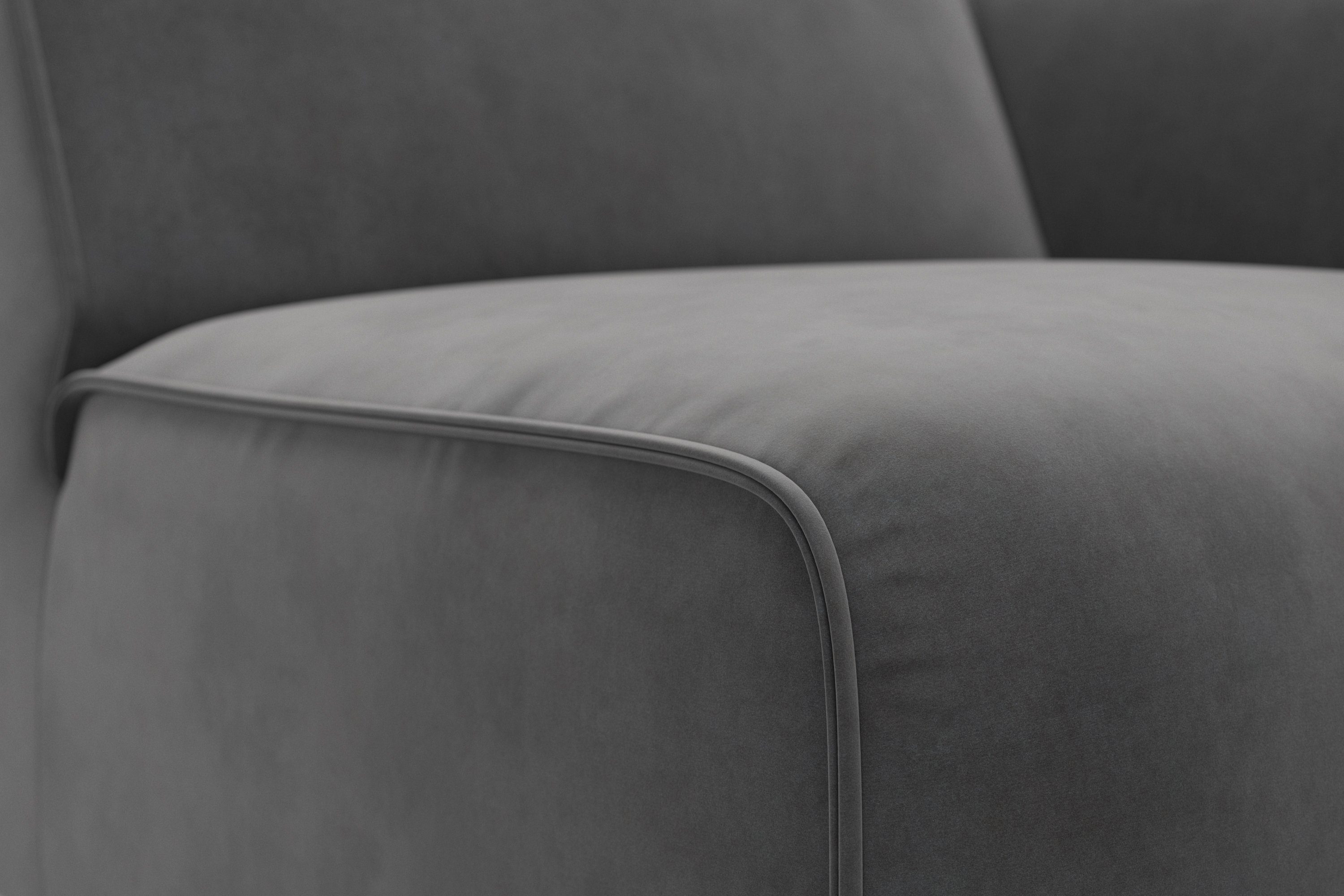 RAUM.ID Fauteuil Merid sofa-hoekelement, afmetingen B/D/H: 109/97/46 cm als module of apart te gebruiken, voor individuele samenstelling