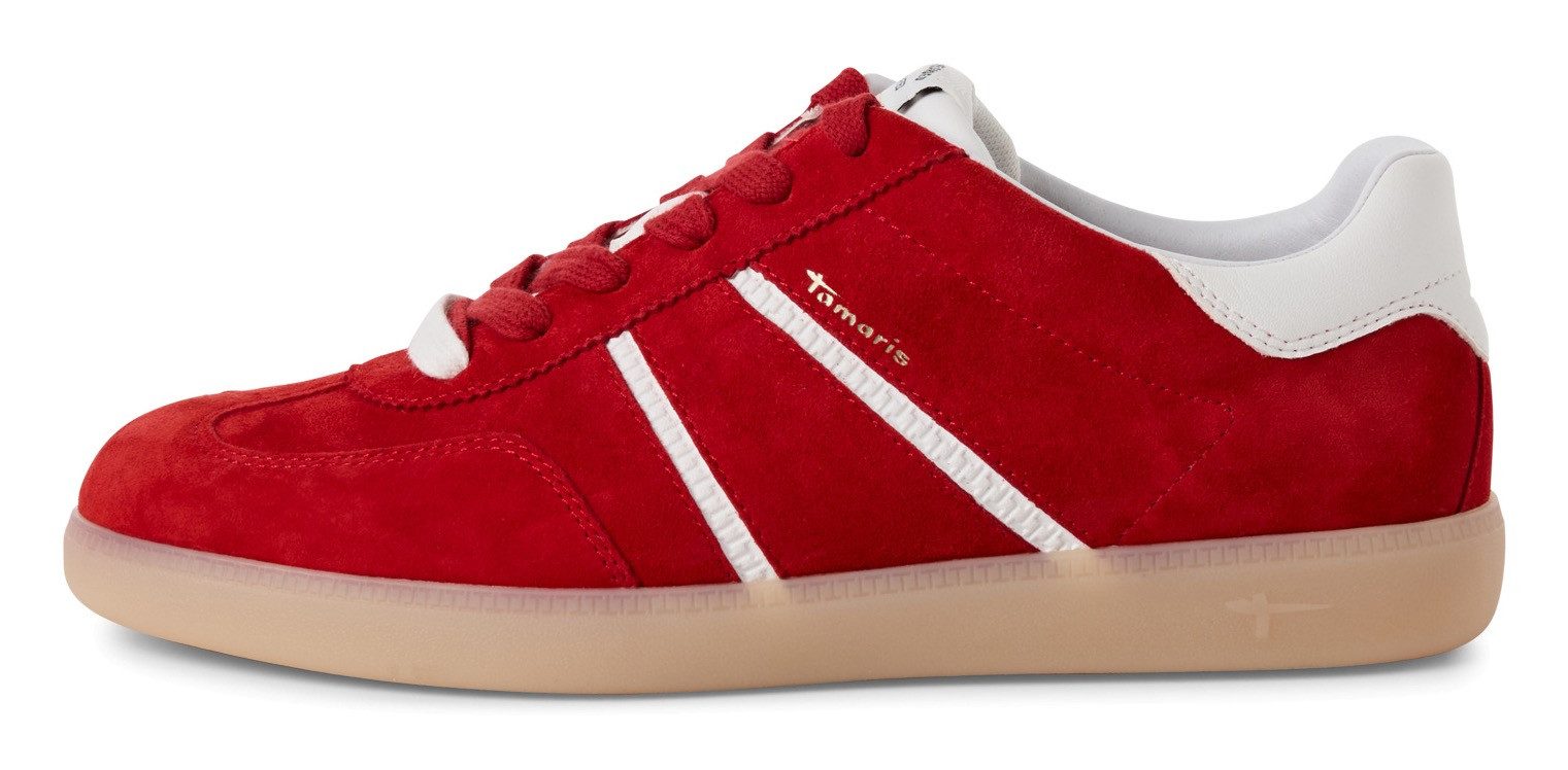 Tamaris Plateausneakers , vrijetijdsschoen, halfschoen, veterschoen met gepolsterde schacht