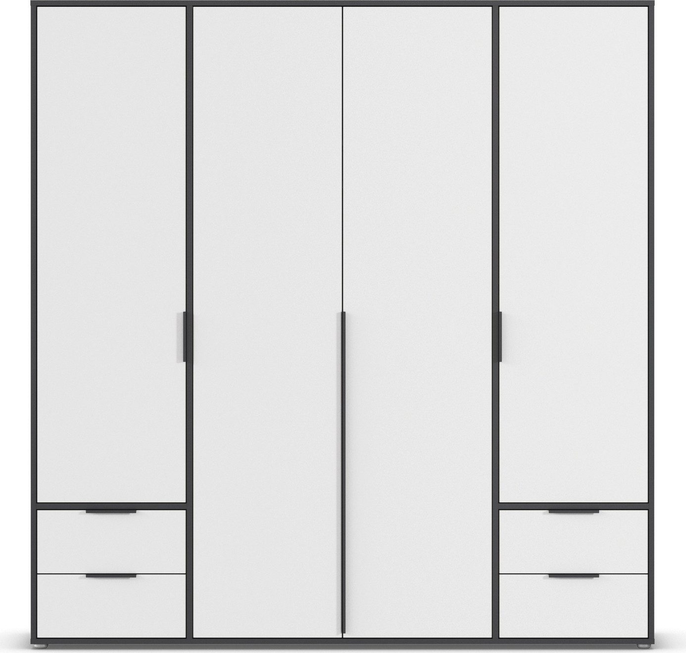 rauch Draaideurkast Kledingkast Kast Garderobe Wasmand NAGATA veel Opbergruimte
