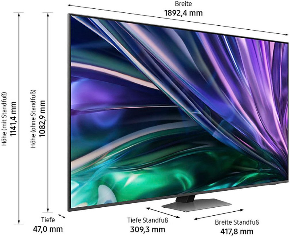 Samsung QLED mini led-tv GQ85QN85DBT, 214 cm / 85", 4K Ultra HD, Smart TV