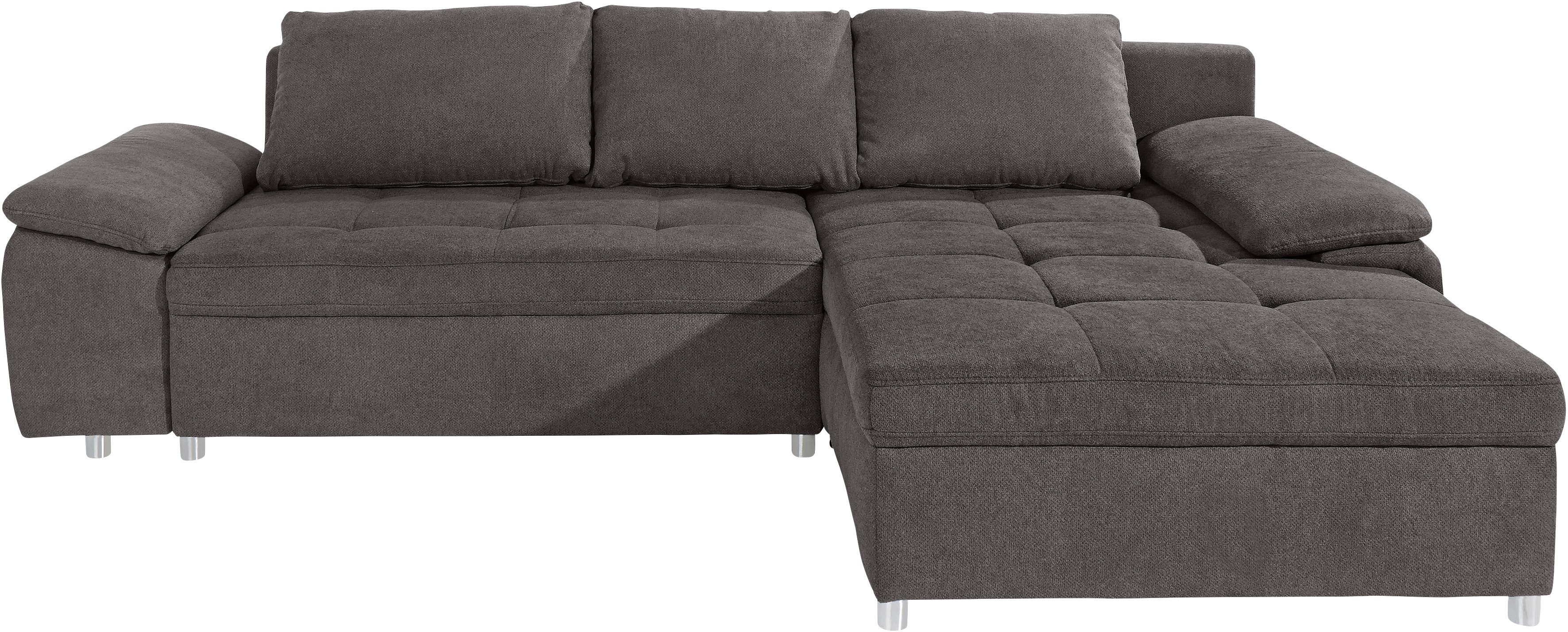 sit&more Hoekbank Labene L-vorm naar keuze met slaapfunctie en bedkist, ook als xxl-variant
