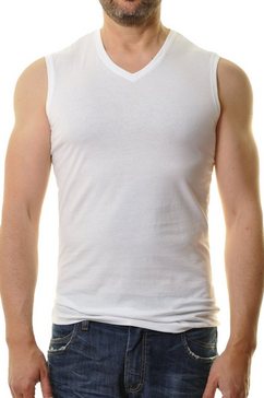 ragman muscle-shirt (set, set van 2) wit