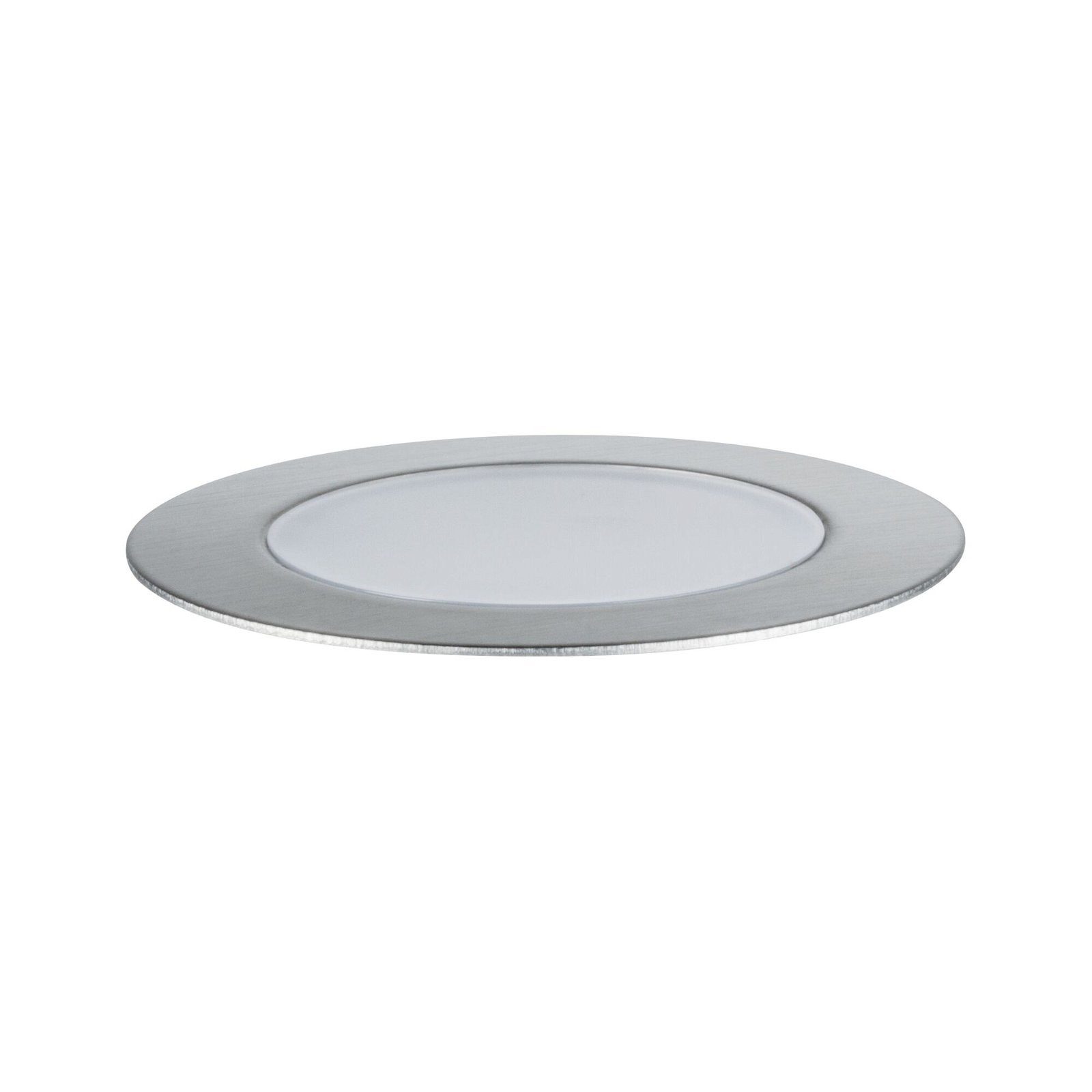 Paulmann Ledinbouwlamp Plug & Shine Vloer Enkel lamp IP67 2200K 2W zilverkleur (1 stuk)
