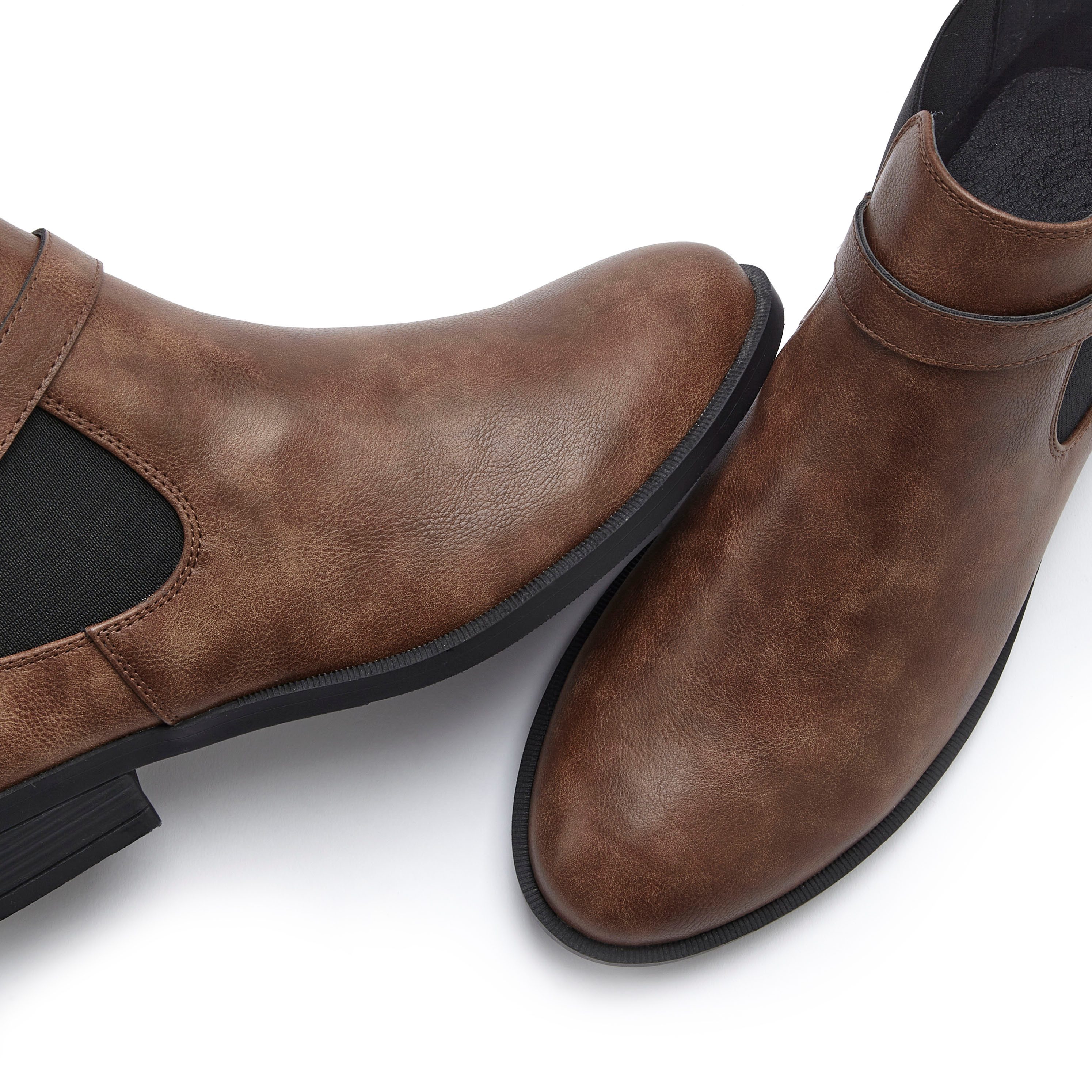 Vivance Chelsea-boots met stretch inzet, enkellaarsjes, enkellaarsjes vegan