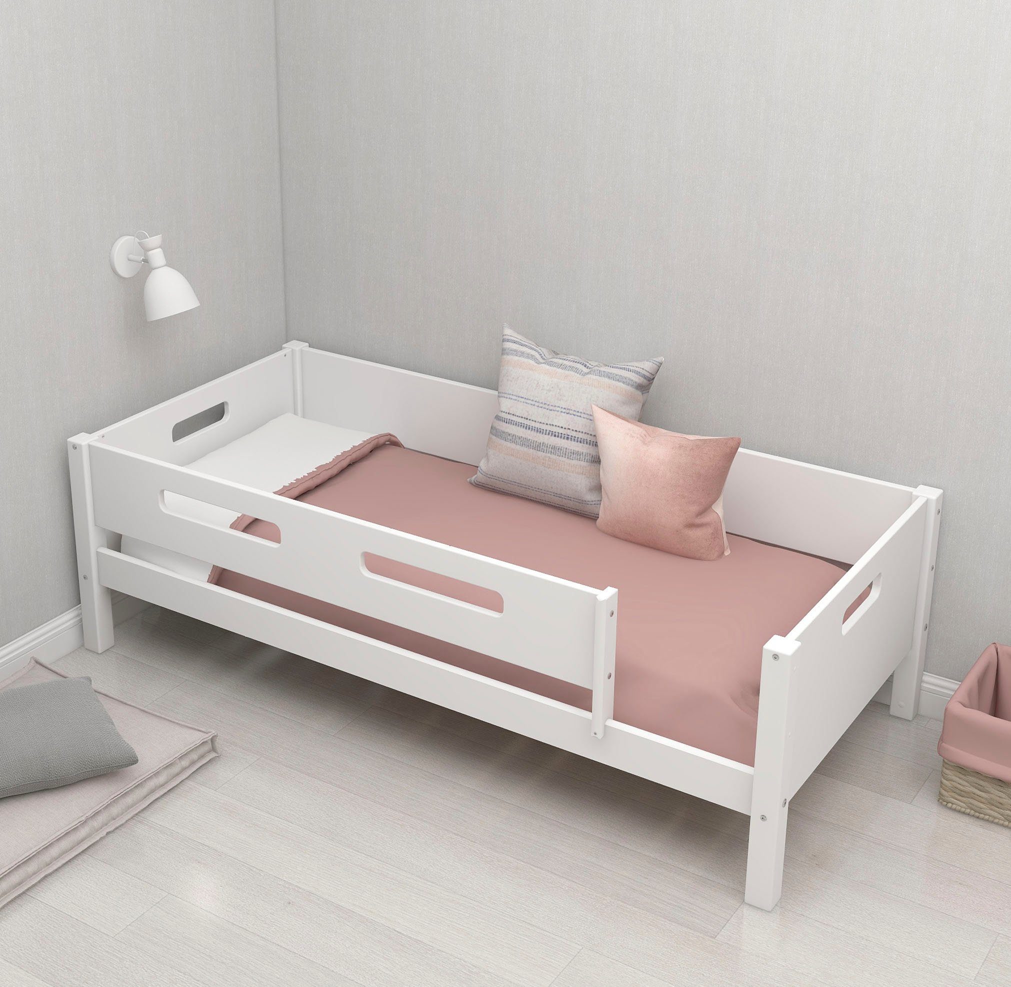 Thuka 1-persoonsledikant Nordic Kinderbed, Speelbed, Daybed, van de beste kwaliteit, stabiel, om te bouwen